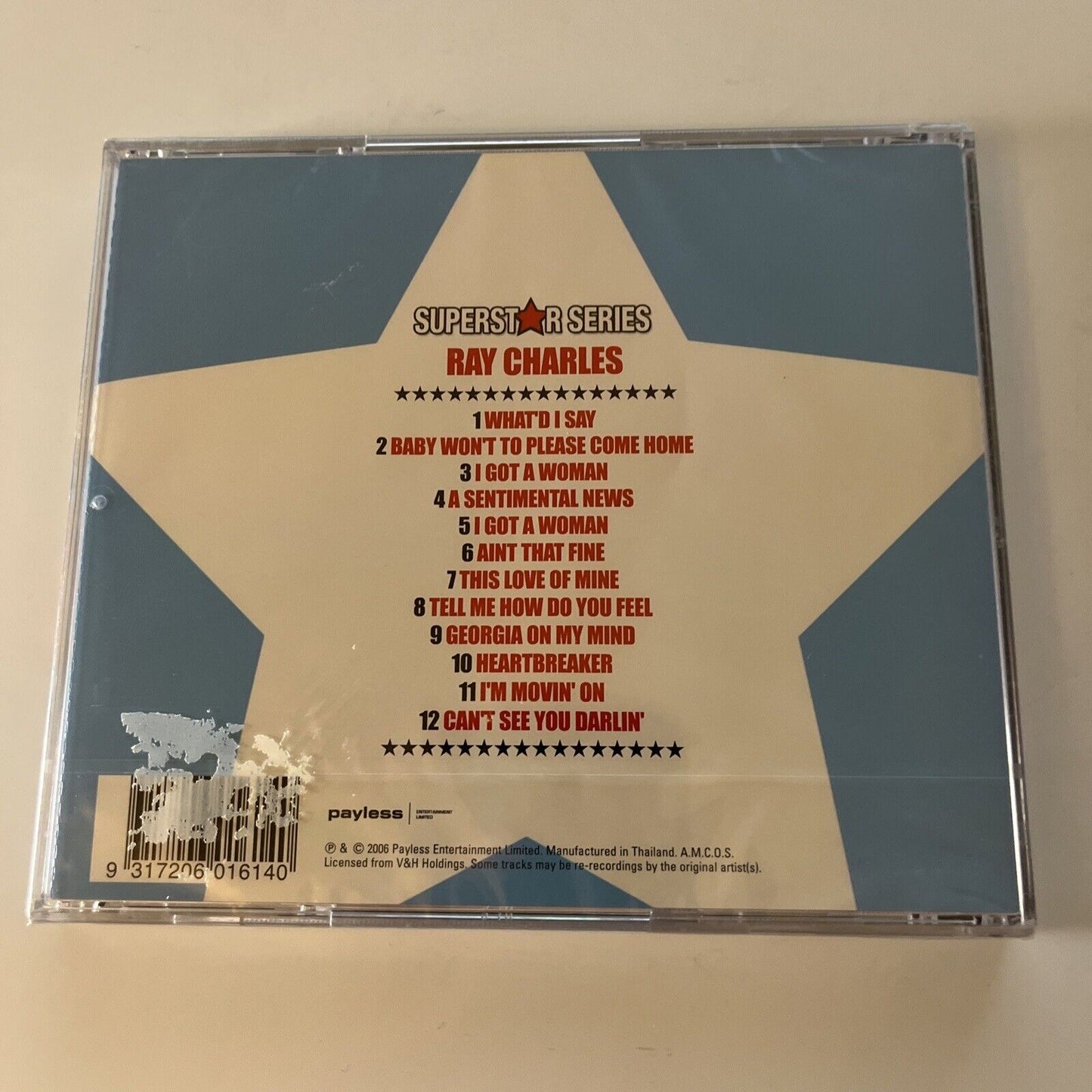 Ray Charles - Superstar Series (CD) *New Sealed*