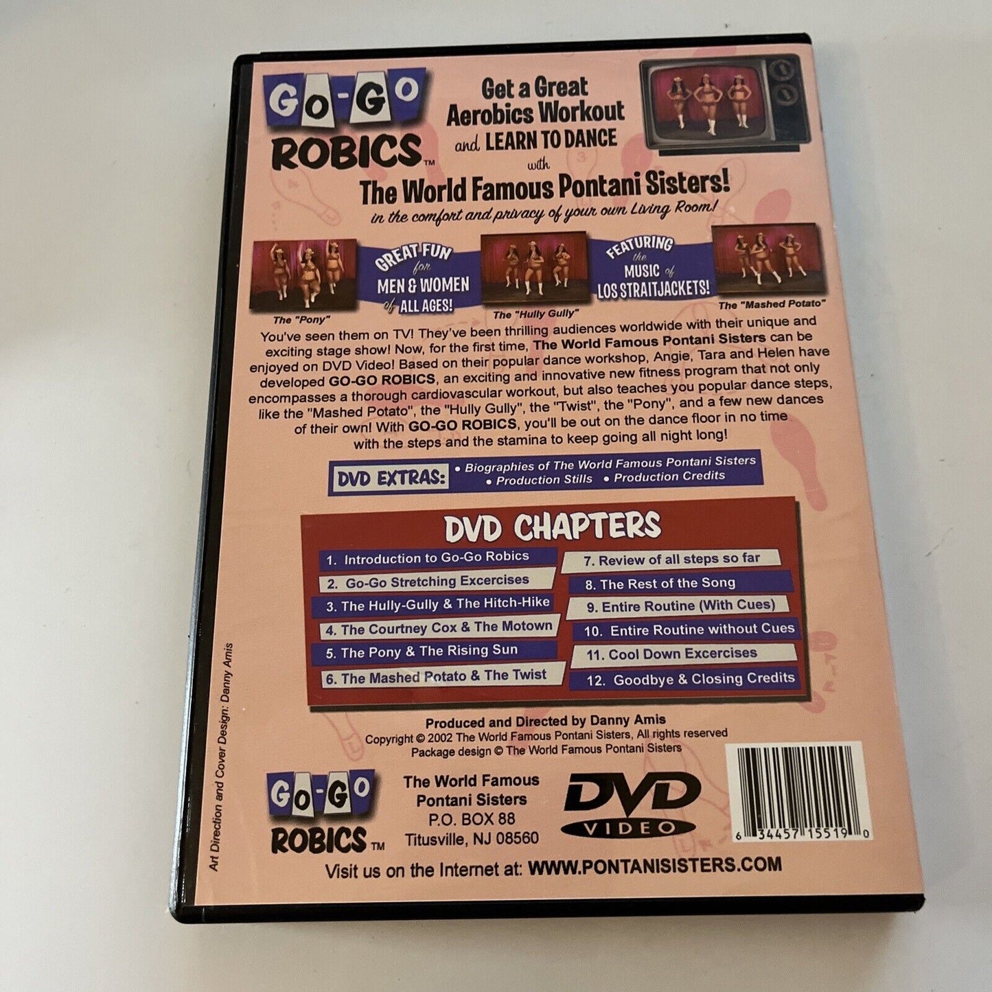 Go Go Robics by The Pontani Sisters (DVD, 2003) NEW All Regions