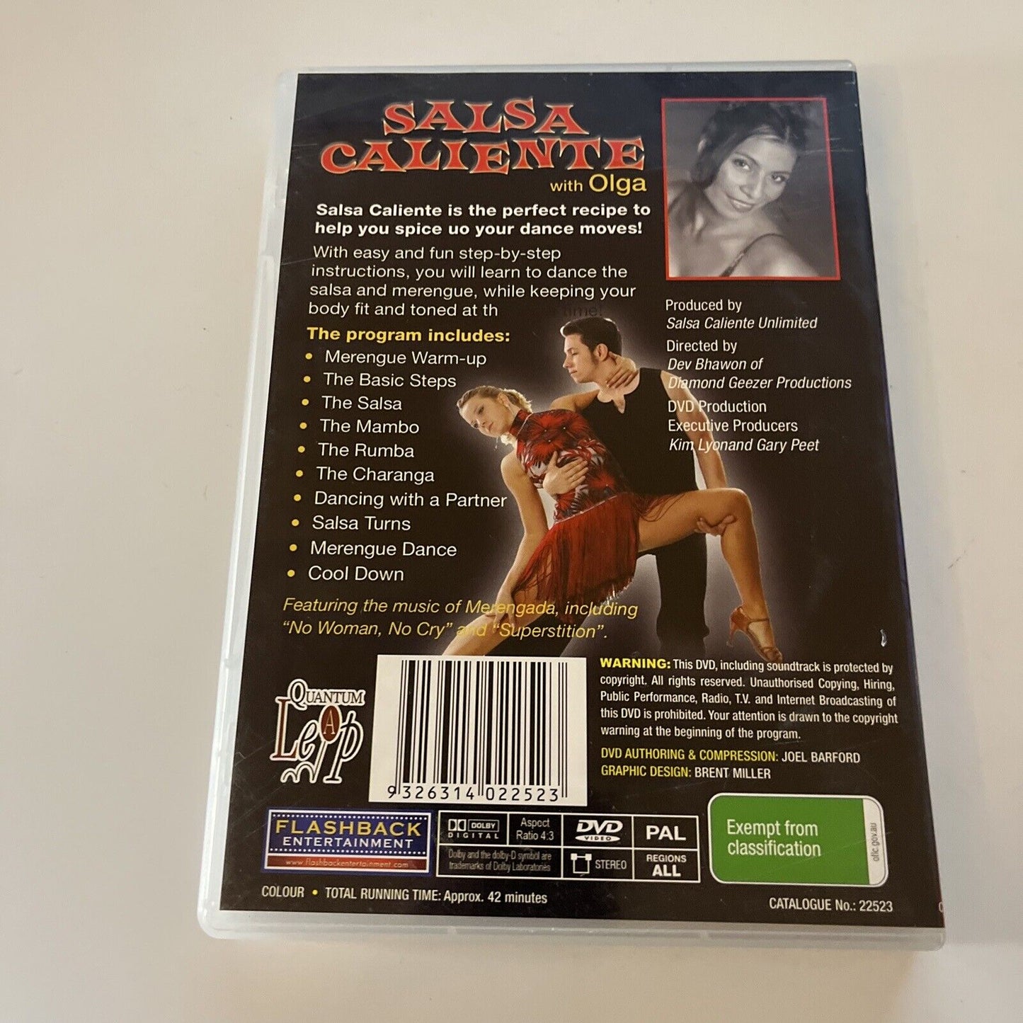 SALSA CALIENTE: Step By Step Instructions Salsa & Merengue with Olga DVD
