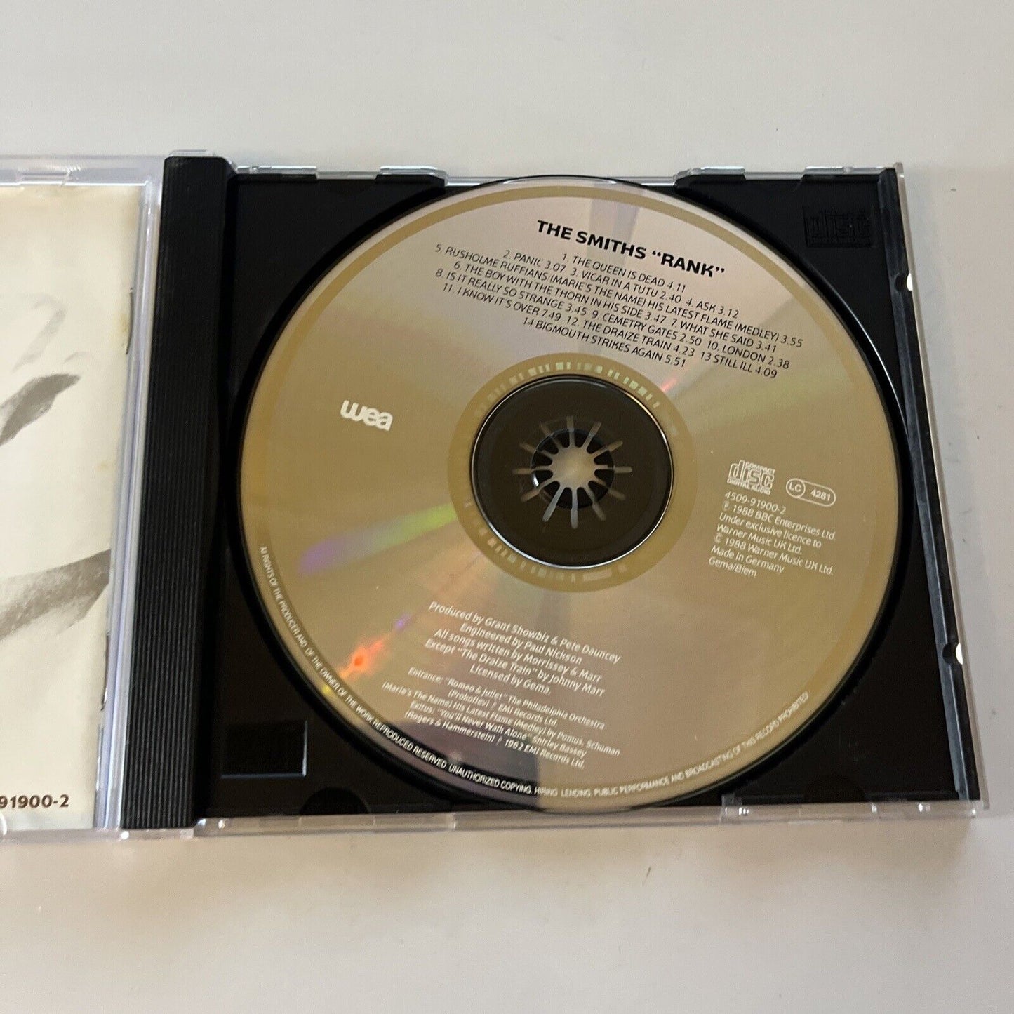 The Smiths - Rank (CD, 1993) 4509-91900-2