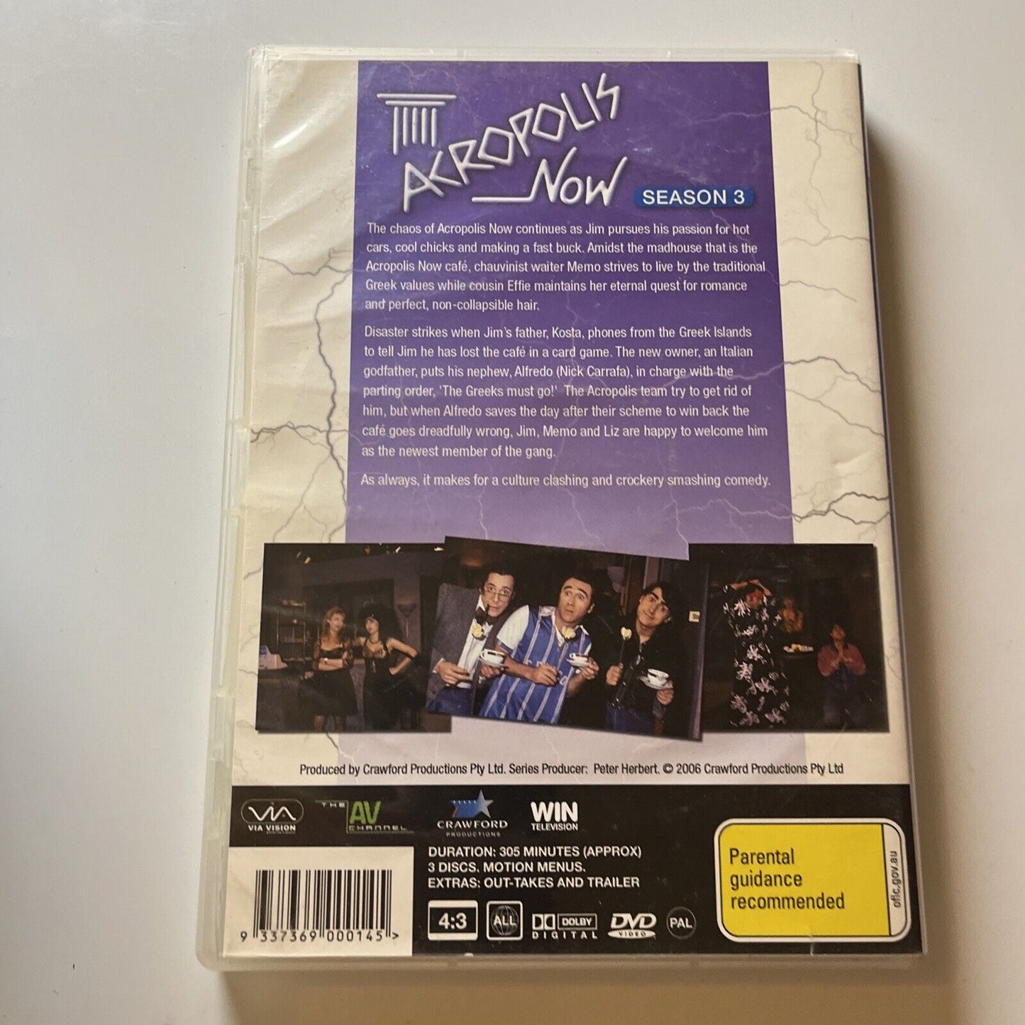 Acropolis Now : Series 1 & 3 (DVD, 1989, 4-Disc) Nick Giannopoulos All Regions