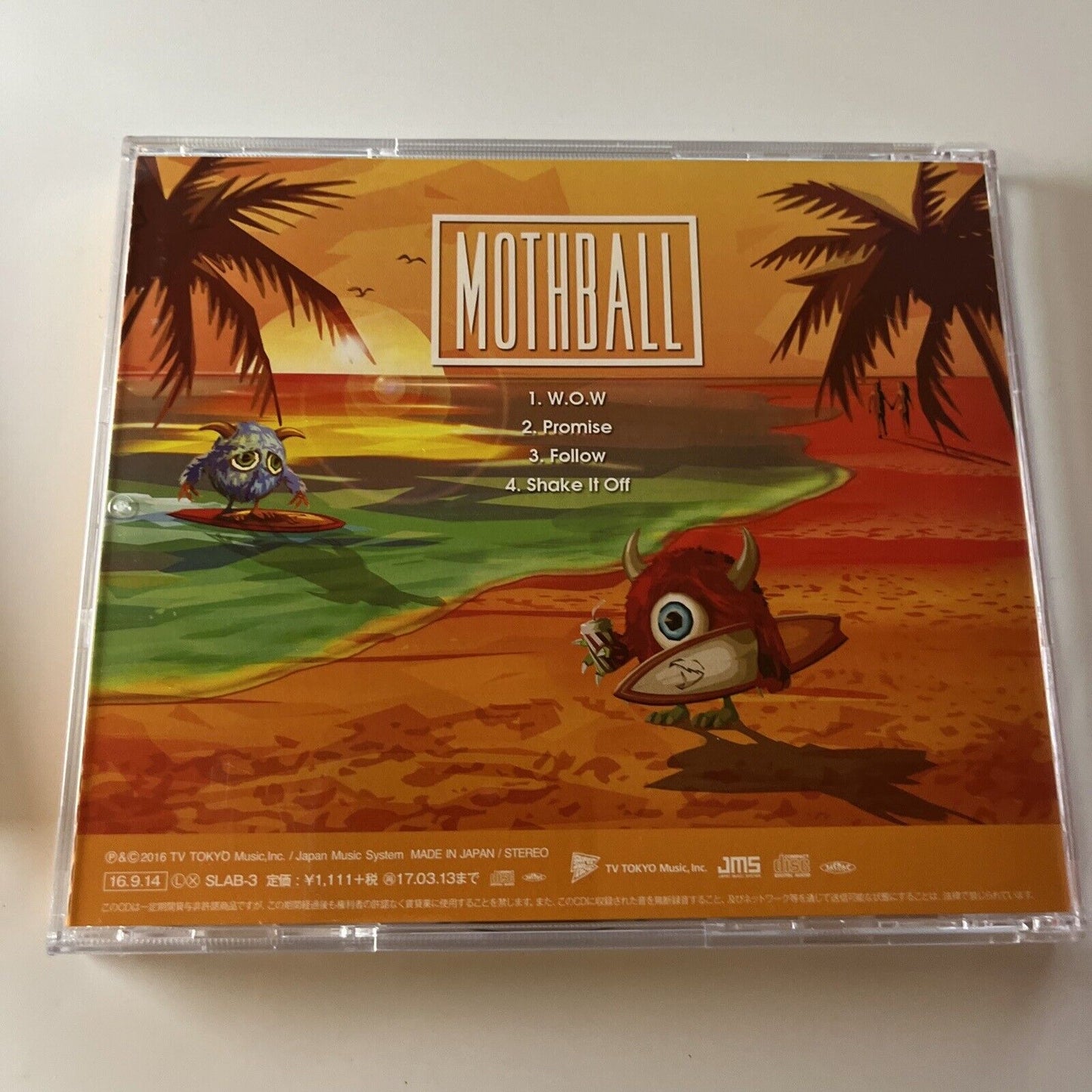 Mothball - W.O.W (CD, 2016) Obi Japan Slab-3