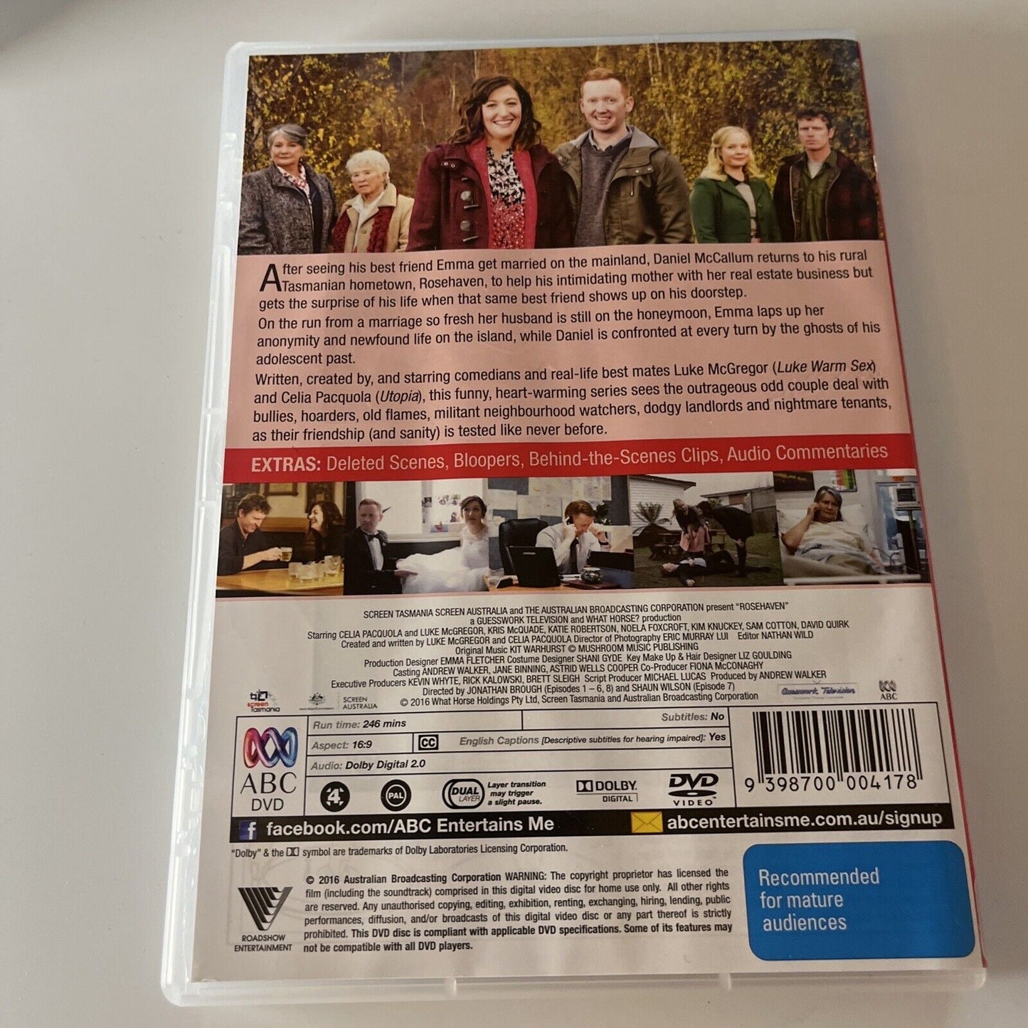 Rosehaven (DVD, 2016, 2-Disc) Celia Pacquola, Luke Mcgregor NEW Region 4