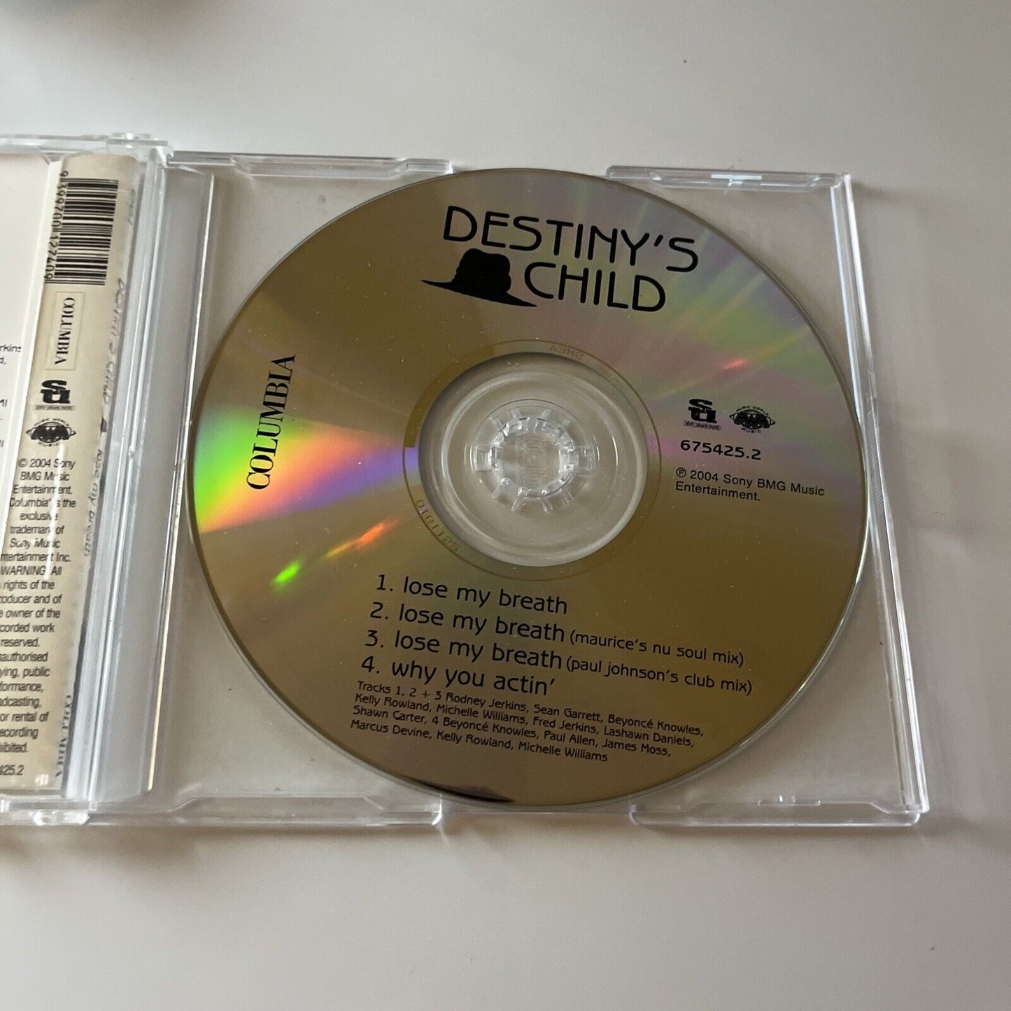 Destiny's Child - Lose My Breath (CD, 2004) Single