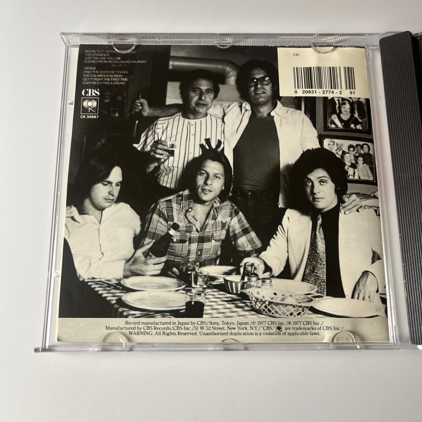 Billy Joel - The Stranger (CD, 1977) CK 34987