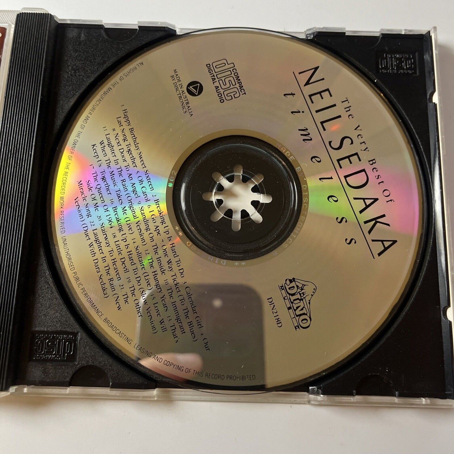 Neil Sedaka - Timeless: The Very Best Of Neil Sedaka (CD, 1991) DIN218D