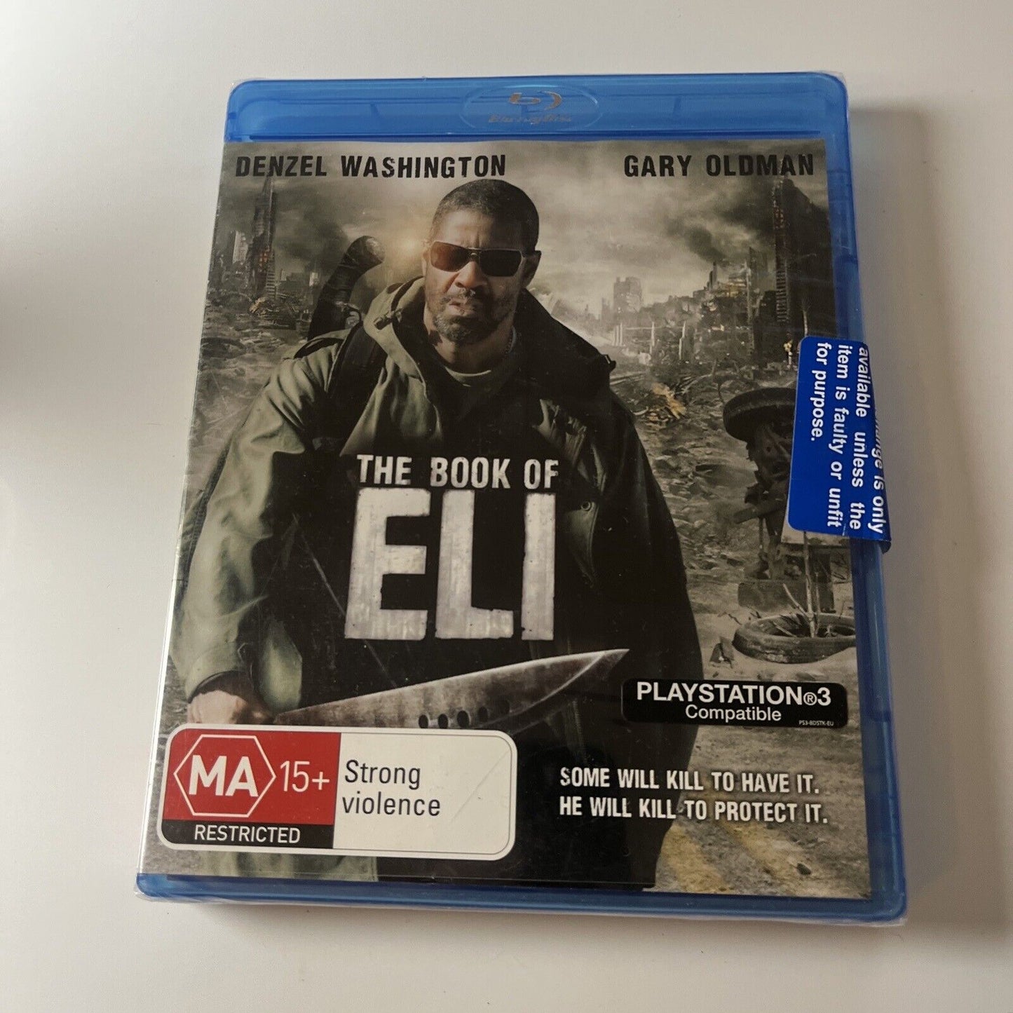The Book Of Eli (Blu-ray, 2010) Denzel Washington All Regions *New Sealed*