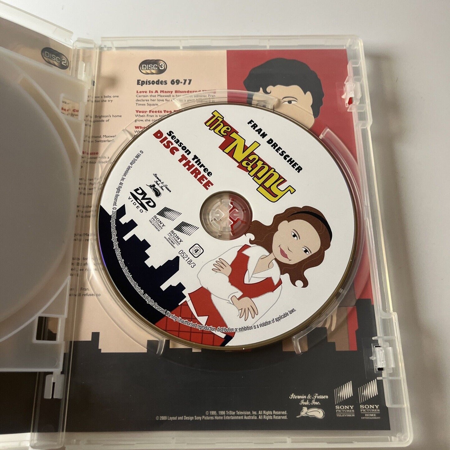 The Nanny : Season 1 2 3 (DVD, 1993, 9-Disc) Fran Drescher Region 4
