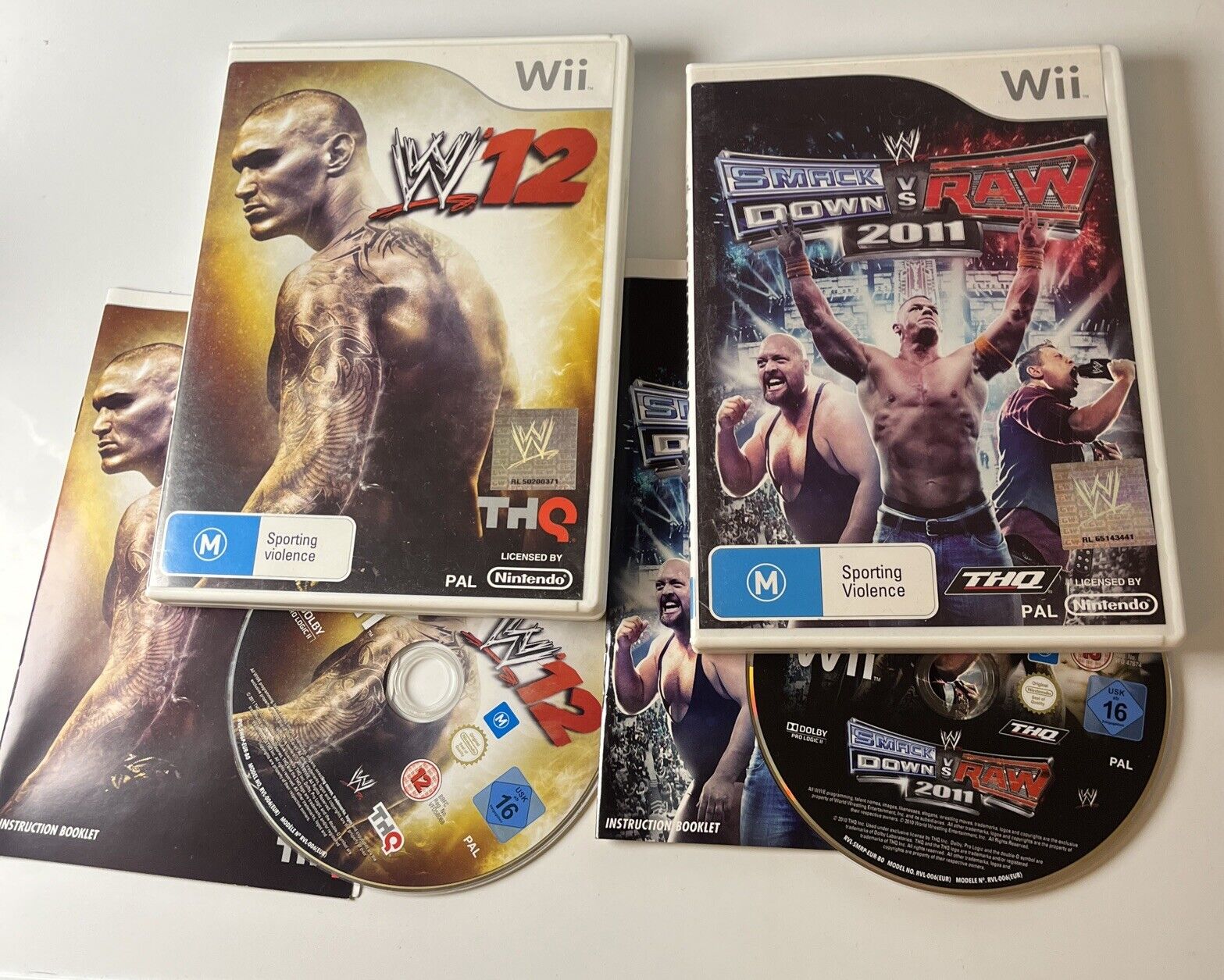 WWE Smack down VS RAW 2011 / WWE 12 Nintendo Wii Manual PAL – Retro Unit