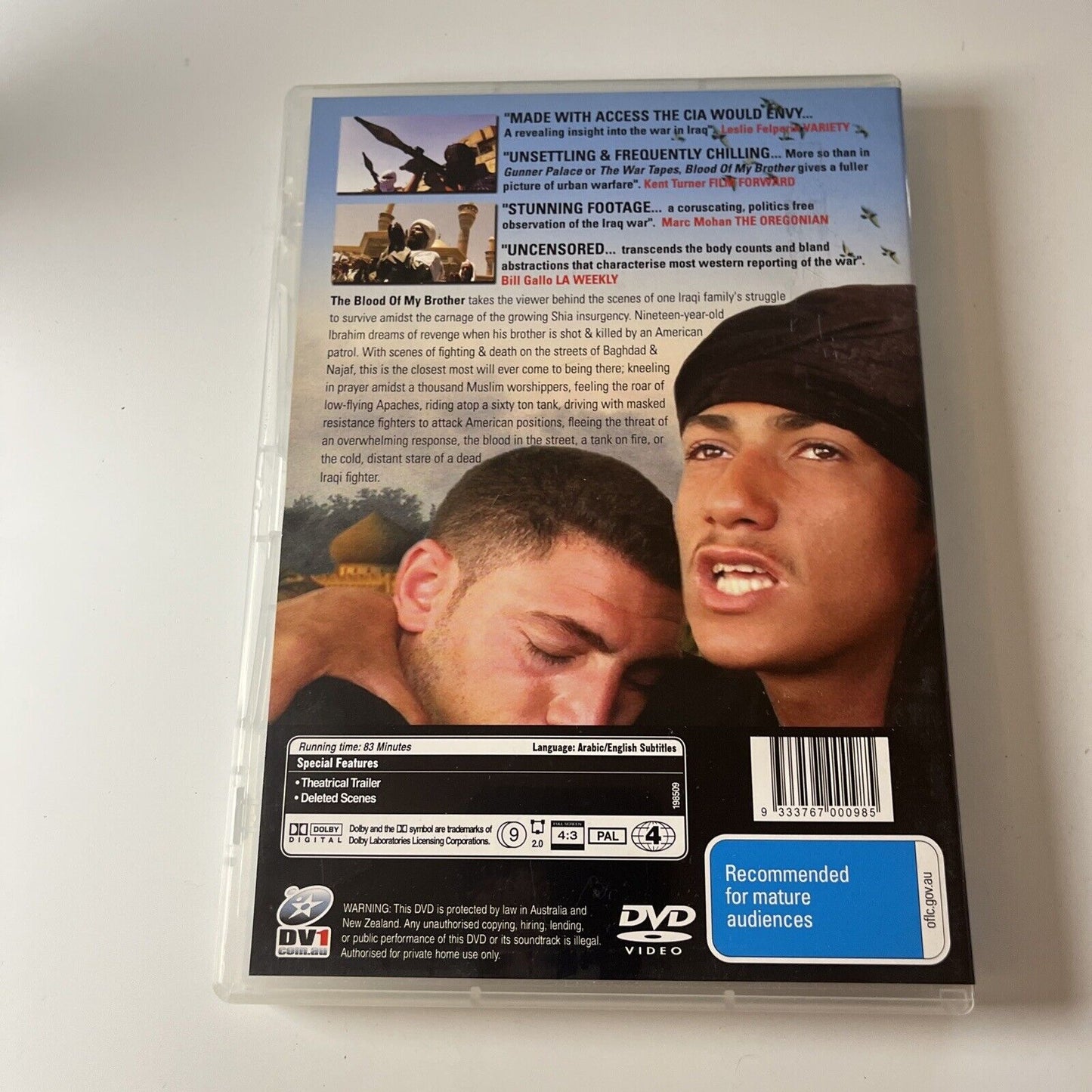 The Blood Of My Brother (DVD, 2005) NEW Region 4