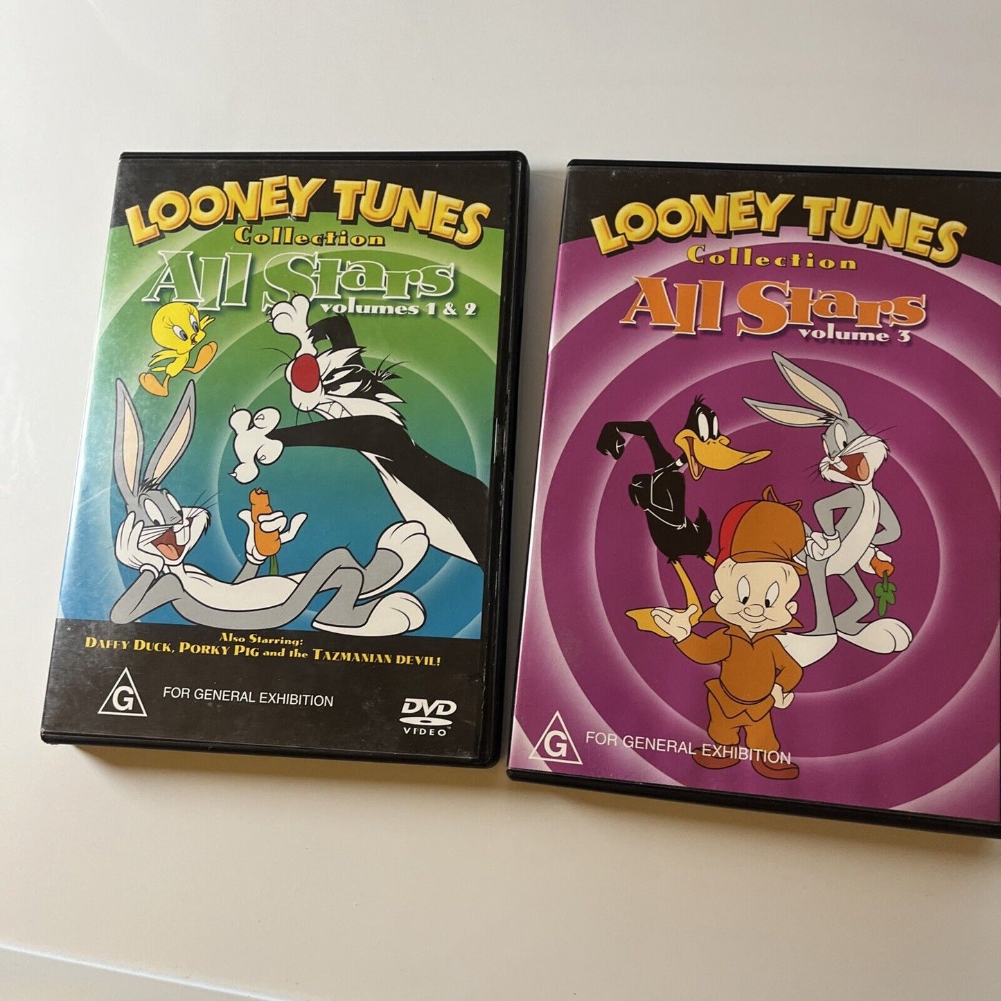 Looney Tunes All Star Collection 1,2,3 (DVD, 2003, 3-Disc) Region 4