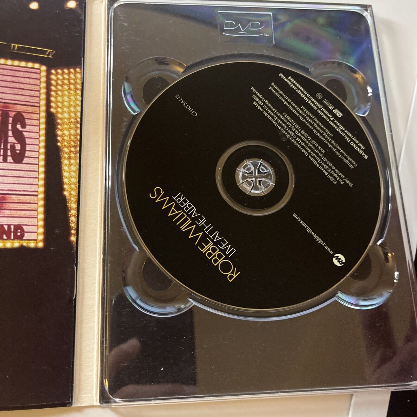 Live at the Royal Albert Hall by Robbie Williams  (DVD, 2001) All Regions