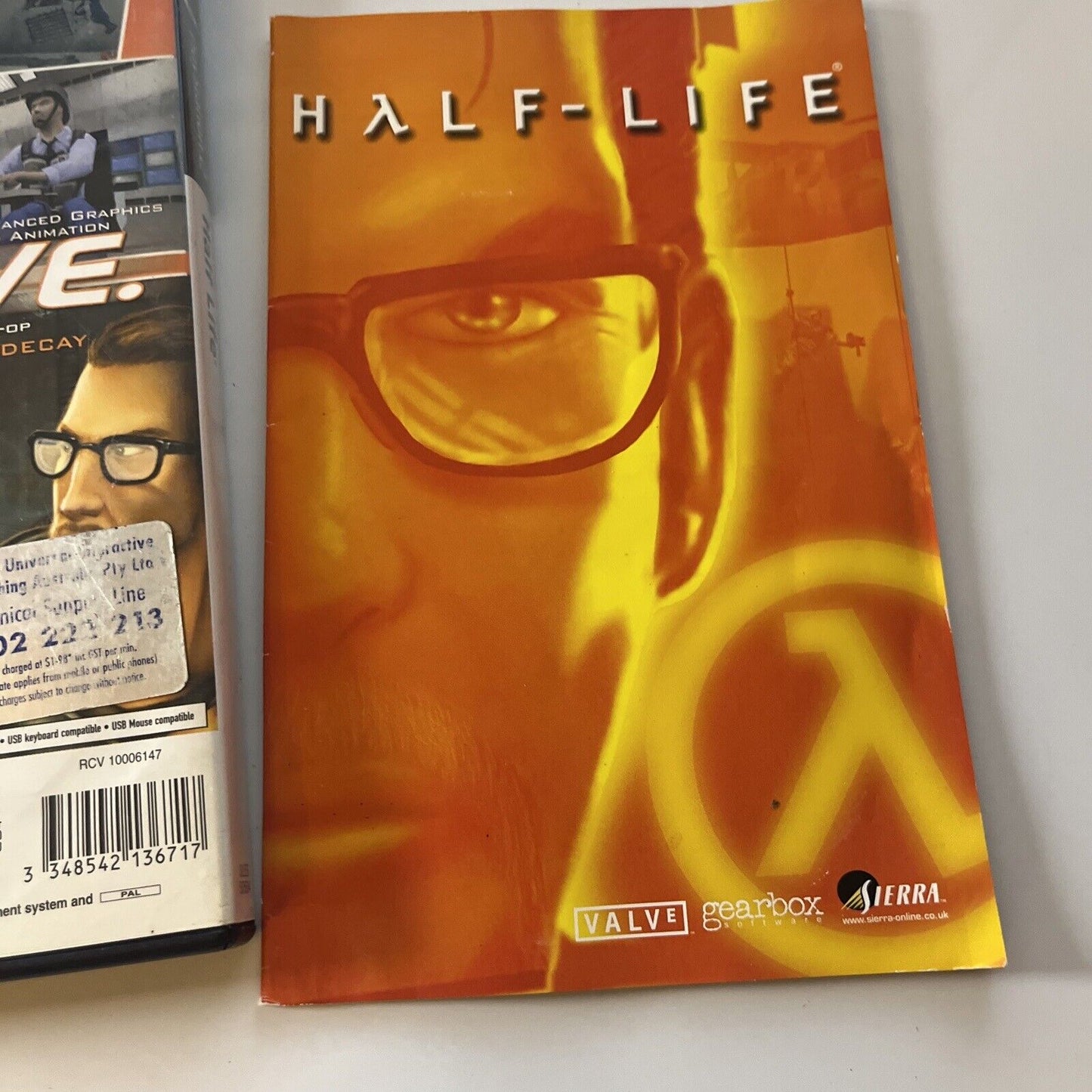 Half-Life PS2 Sony Playstation 2 PAL Shooter 2000 Game with Manual Complete