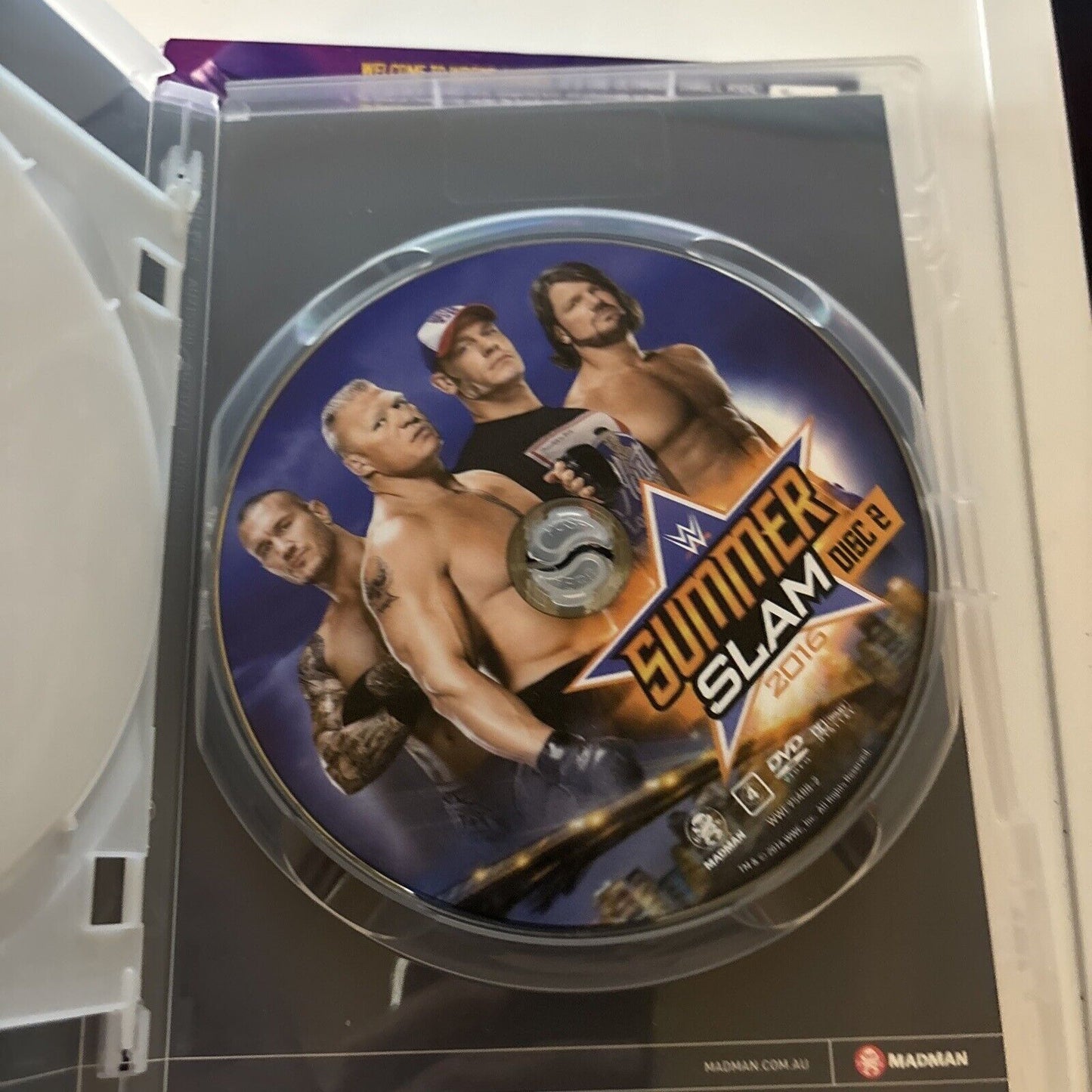 WWE Wrestle Mania 2017 / WWE Summer Slam 2016 (DVD, 2017, 5-Disc) Region 4