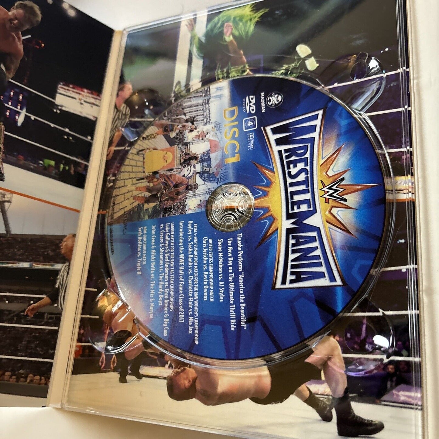 WWE Wrestle Mania 2017 / WWE Summer Slam 2016 (DVD, 2017, 5-Disc) Region 4