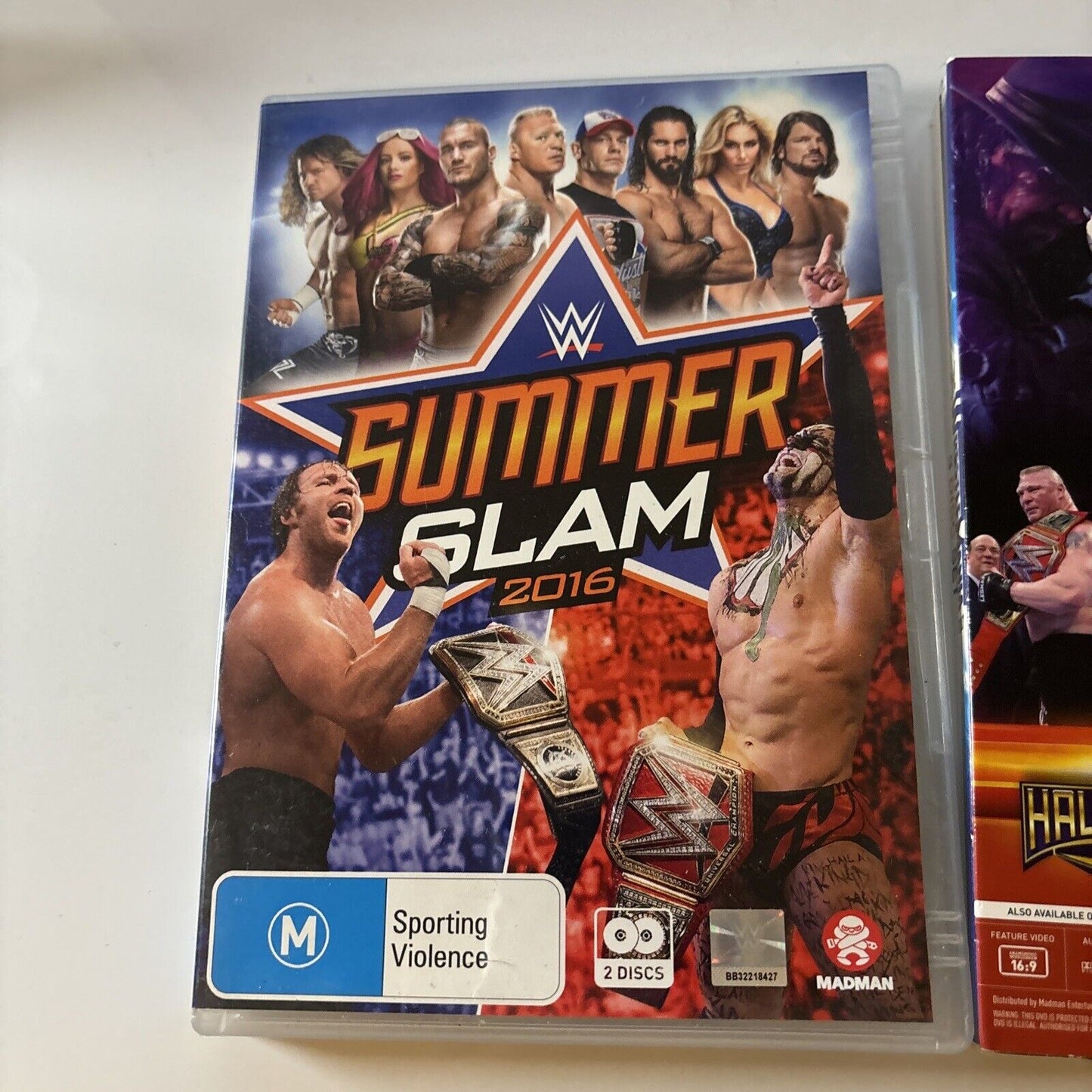 WWE Wrestle Mania 2017 / WWE Summer Slam 2016 (DVD, 2017, 5-Disc) Region 4