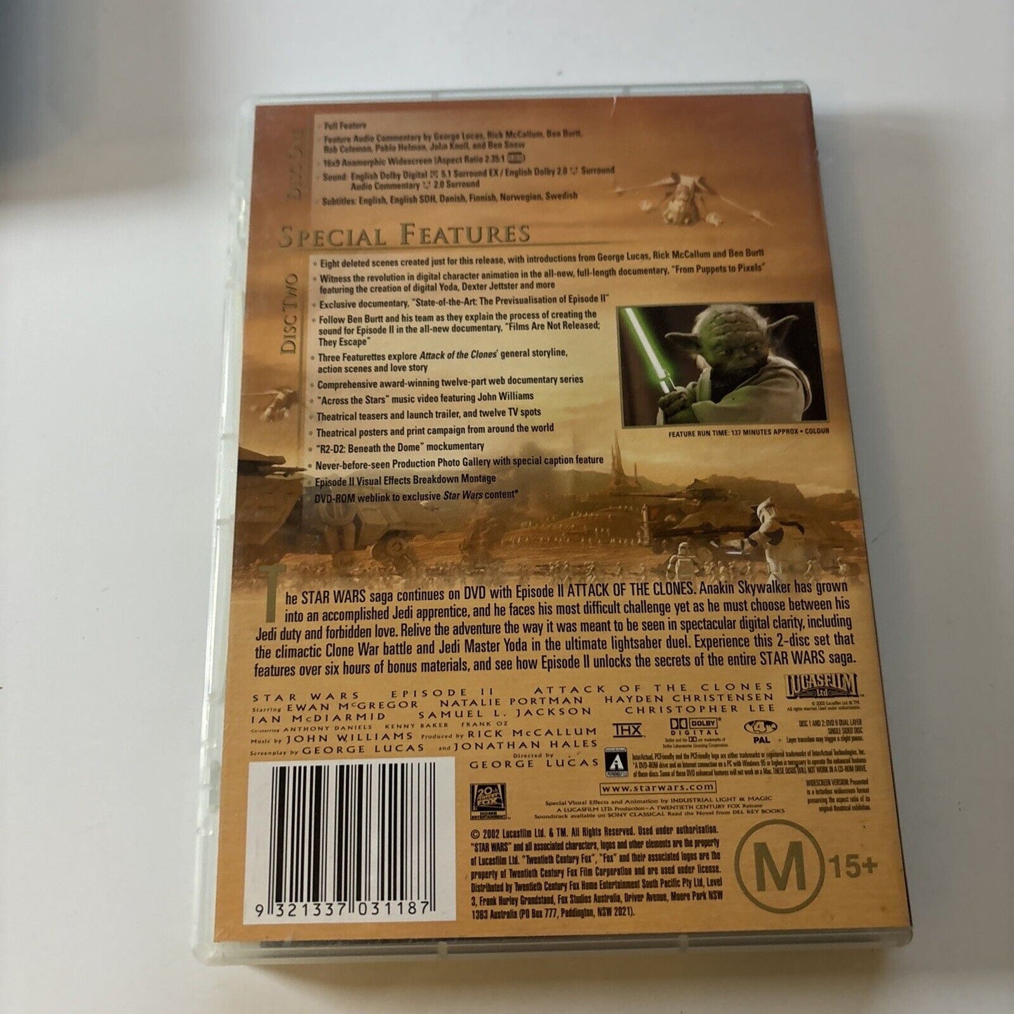 Star Wars Episode I II III IV V IV - The Complete Saga (DVD, 12-Disc) Region 4