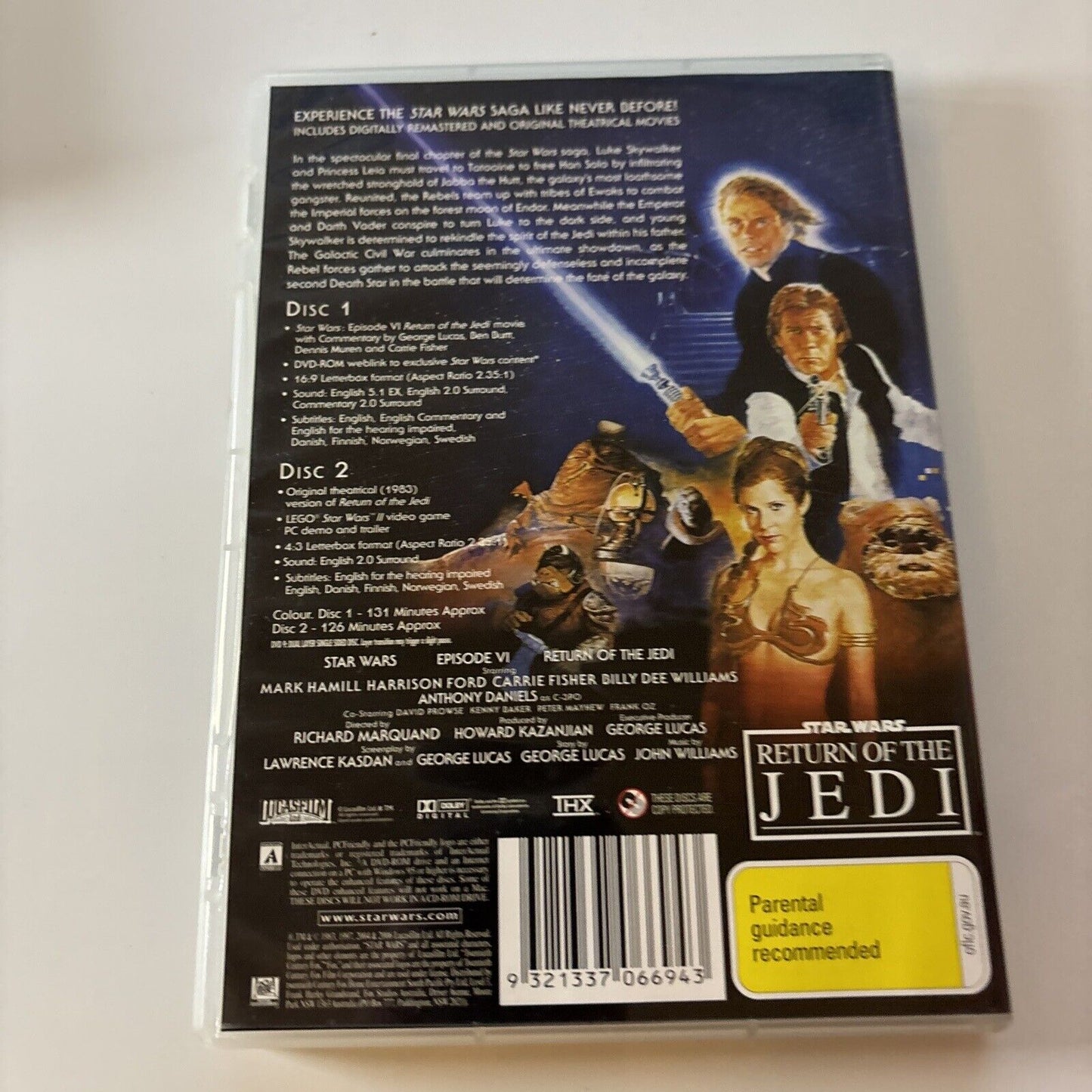Star Wars Episode I II III IV V IV - The Complete Saga (DVD, 12-Disc) Region 4