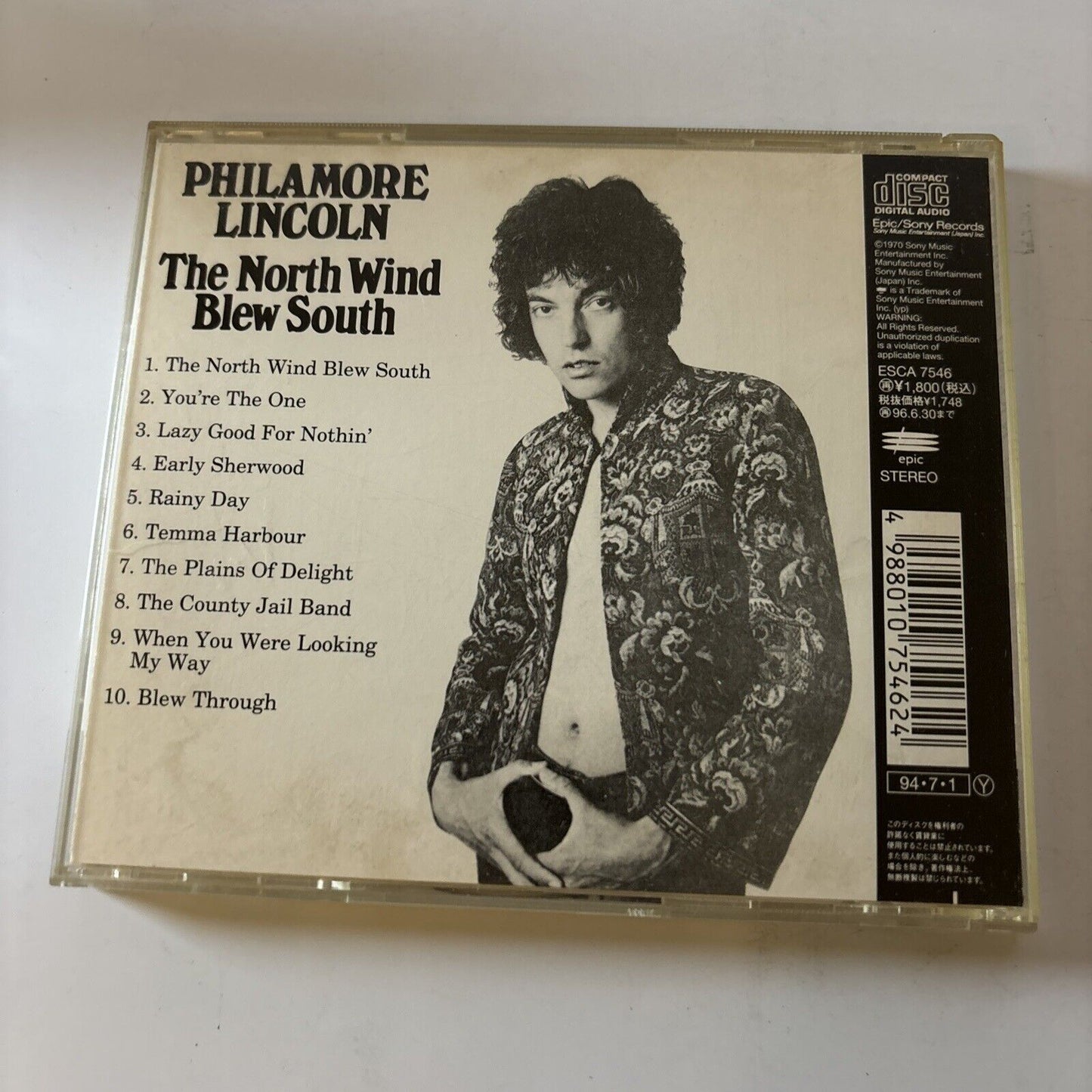 Philamore Lincoln - The North Wind Blew South (CD,1970) Japan Release ESCA-7546