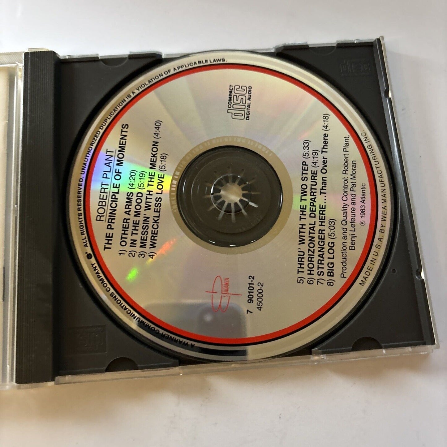 Robert Plant – The Principle Of Moments (CD, 1983) Album