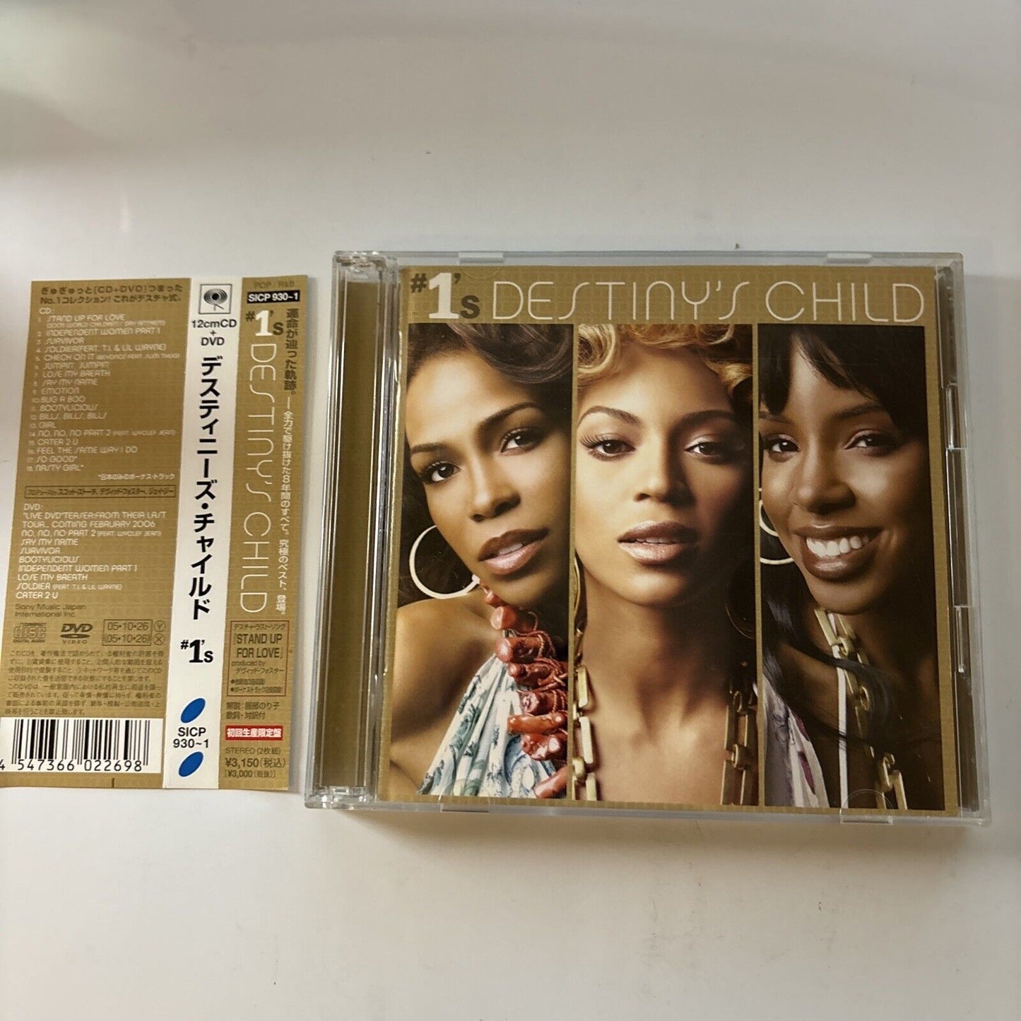 #1's by Destiny's Child (CD + DVD, 2005, 2-Disc) Obi Japan Release SICP-930-1