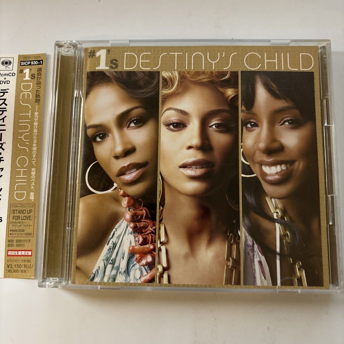 #1's by Destiny's Child (CD + DVD, 2005, 2-Disc) Obi Japan Release SICP-930-1