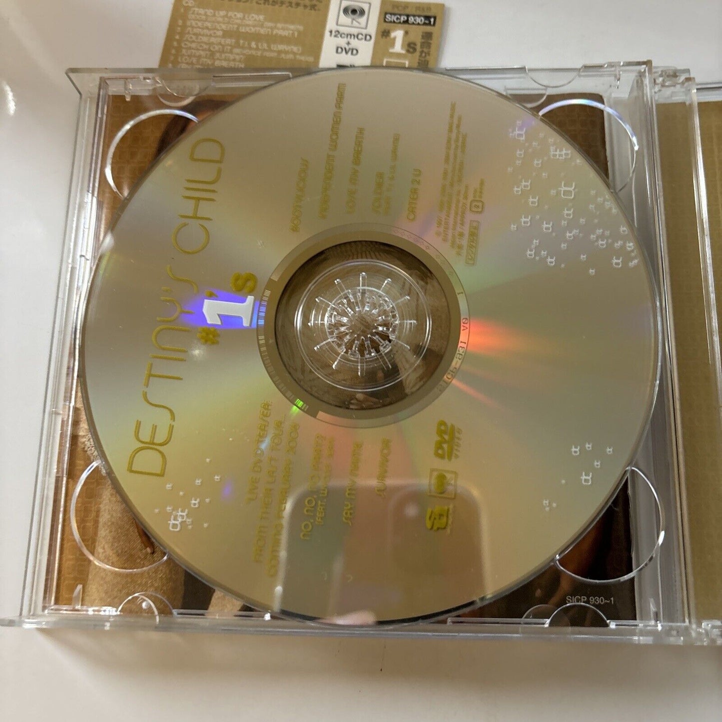 #1's by Destiny's Child (CD + DVD, 2005, 2-Disc) Obi Japan Release SICP-930-1
