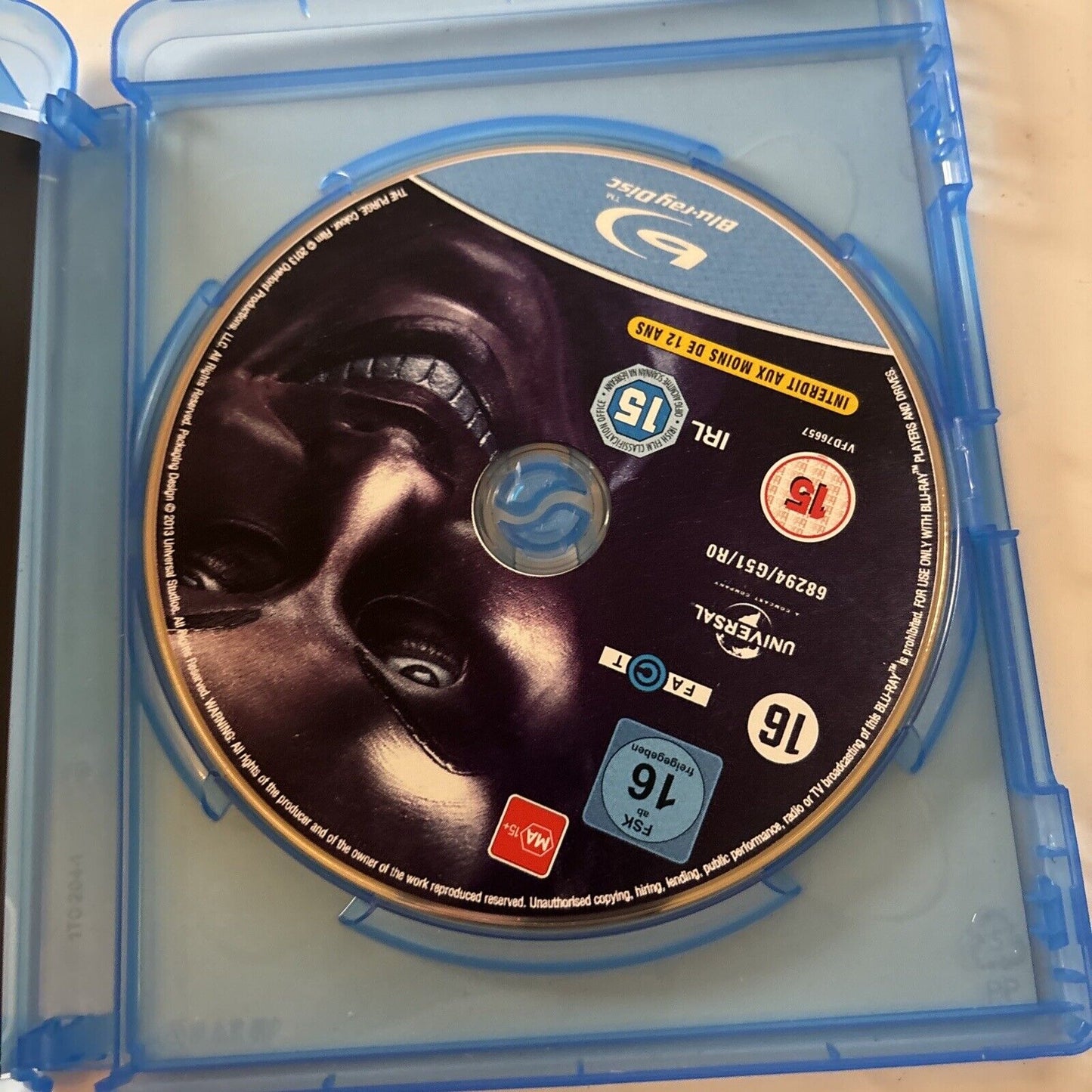 The Purge (Blu-ray, 2013) Ethan Hawke, Lena Headey Region B