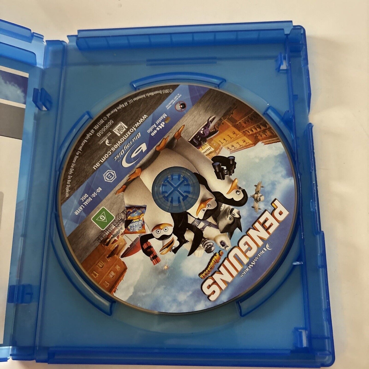 Penguins Of Madagascar - The Movie (Blu-ray, 2014) Region B