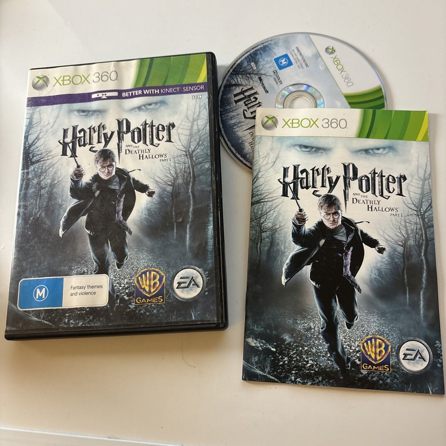 Harry Potter & the Deathly Hallows Part 1 - Microsoft Xbox 360 - PAL - Manual