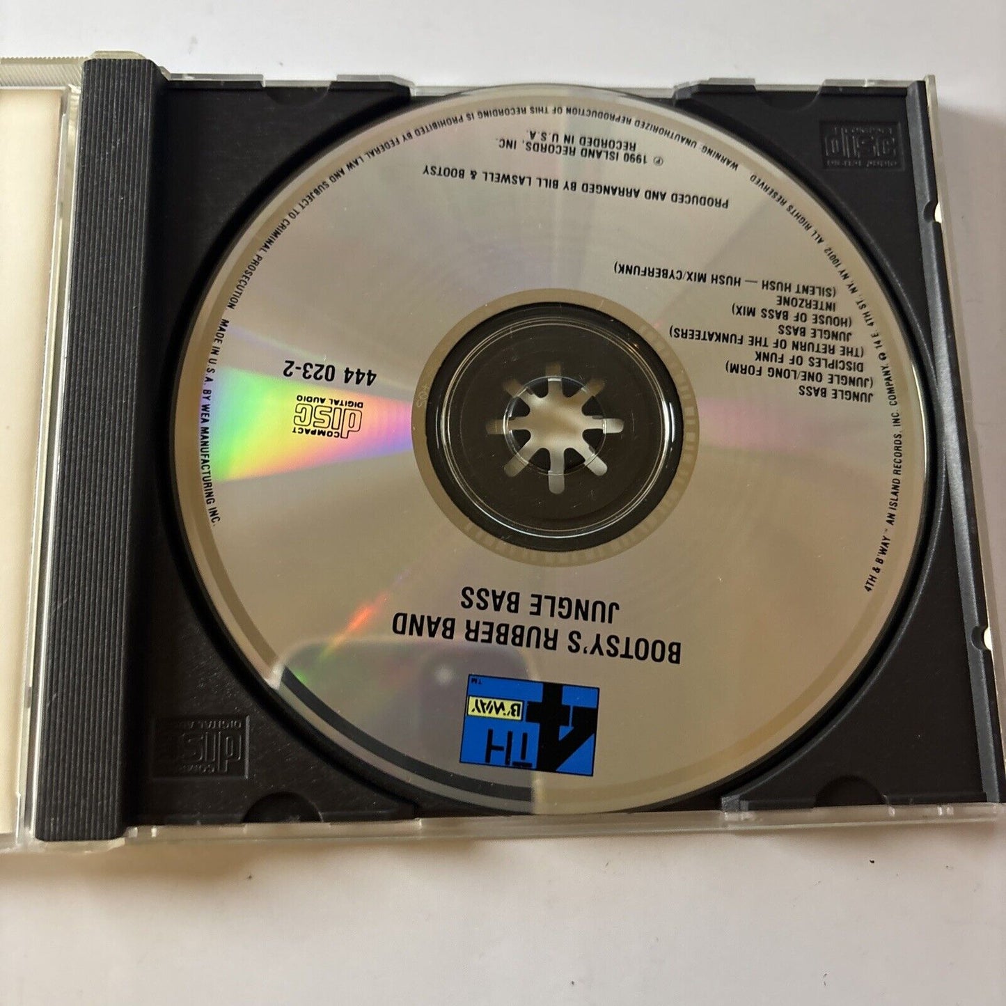 Bootsy's Rubber Band - Jungle Bass (CD, 1990) 444023-2