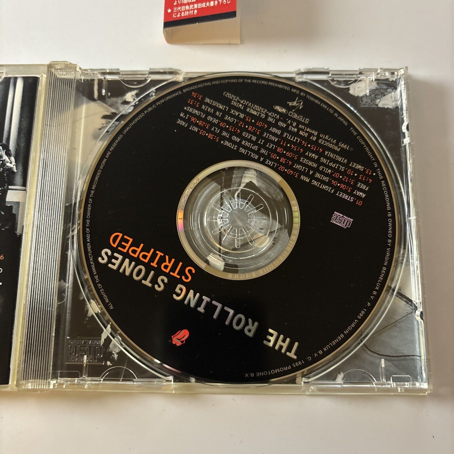 The Rolling Stones - Stripped (CD, 1997) Obi Japan Vjcp-25202