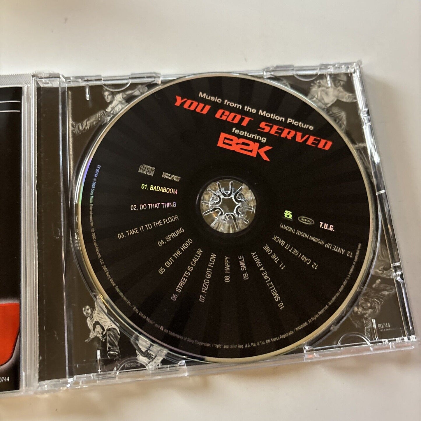 You Got Served Featuring B2K - Music From The Motion Picture (CD, 2003) Ek-90744