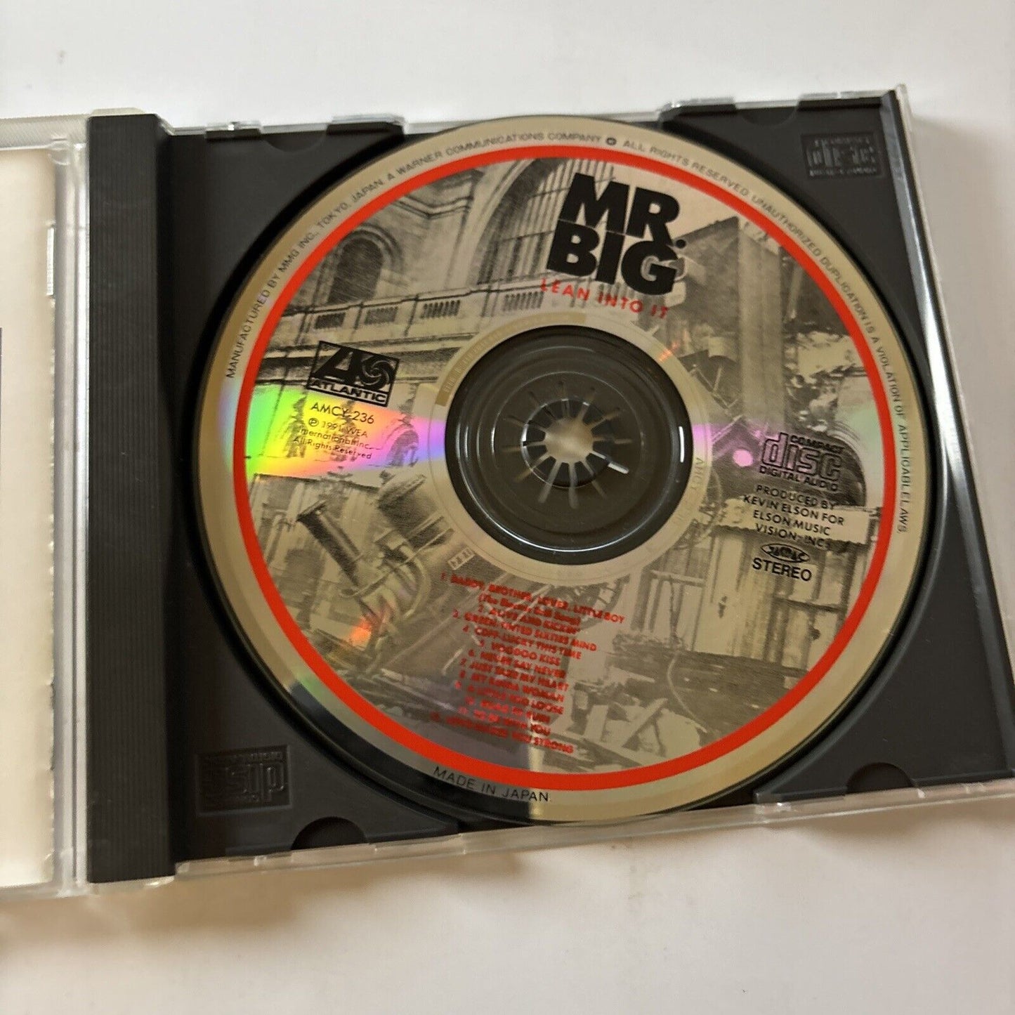 Mr Big - Lean Into It (CD, 1991) Japan Amcy-236