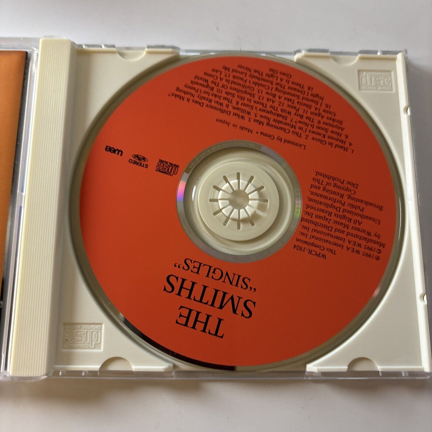 The Smiths - Singles (CD, 1995) Obi Japan Wpcr-1924