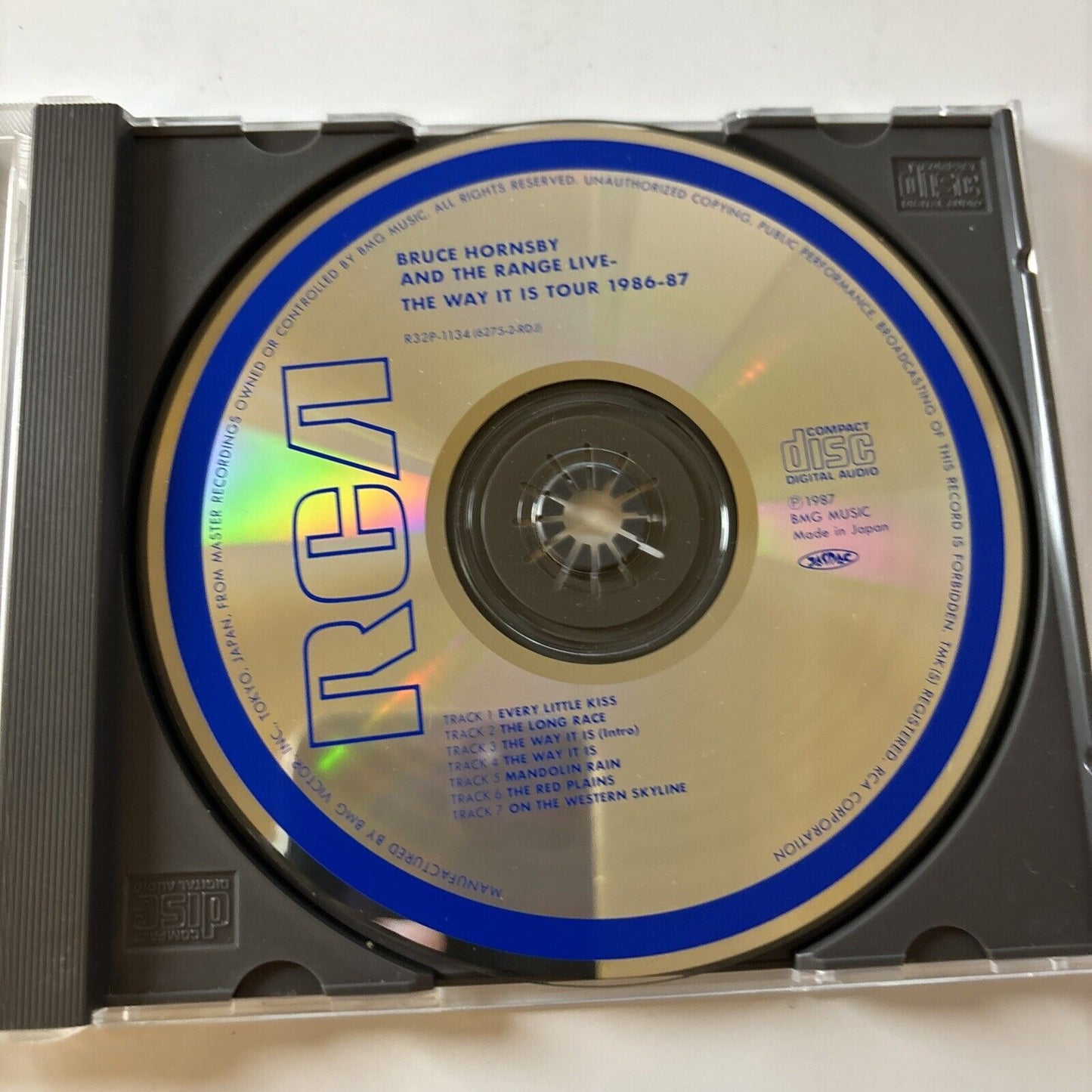 Bruce Hornsby And The Range - Live The Way It Is Tour (CD, 2000) Japan R32p-1134