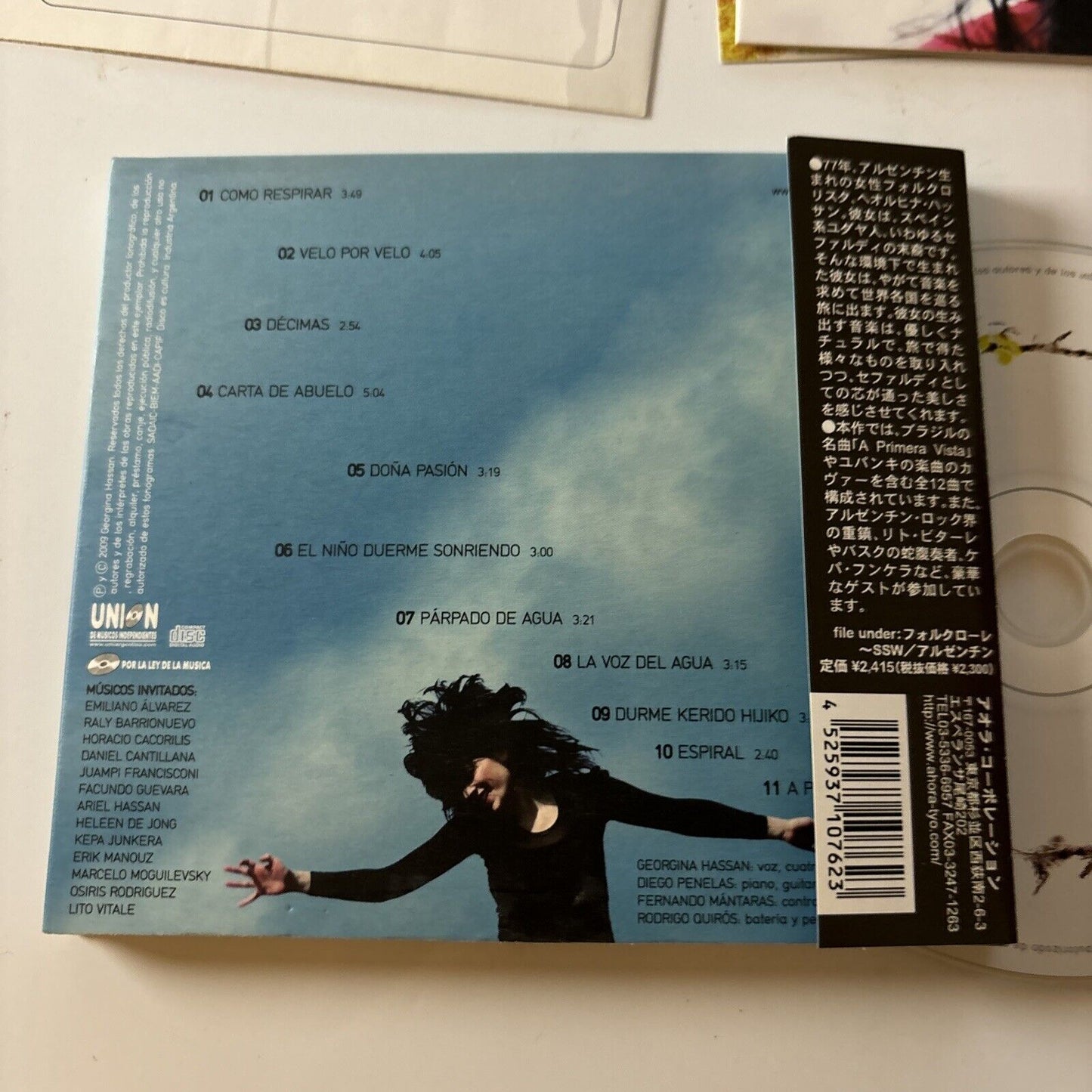 Georgina Hassan - Como Respirar (CD, 2009) Obi Japan Bnscd-762