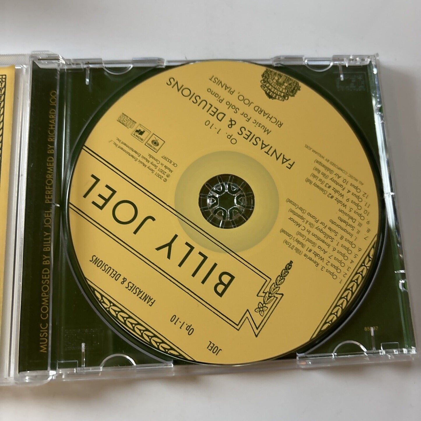 Billy Joel - Fantasies & Delusions (Music for Solo Piano) (CD, 2001) Ck-85397