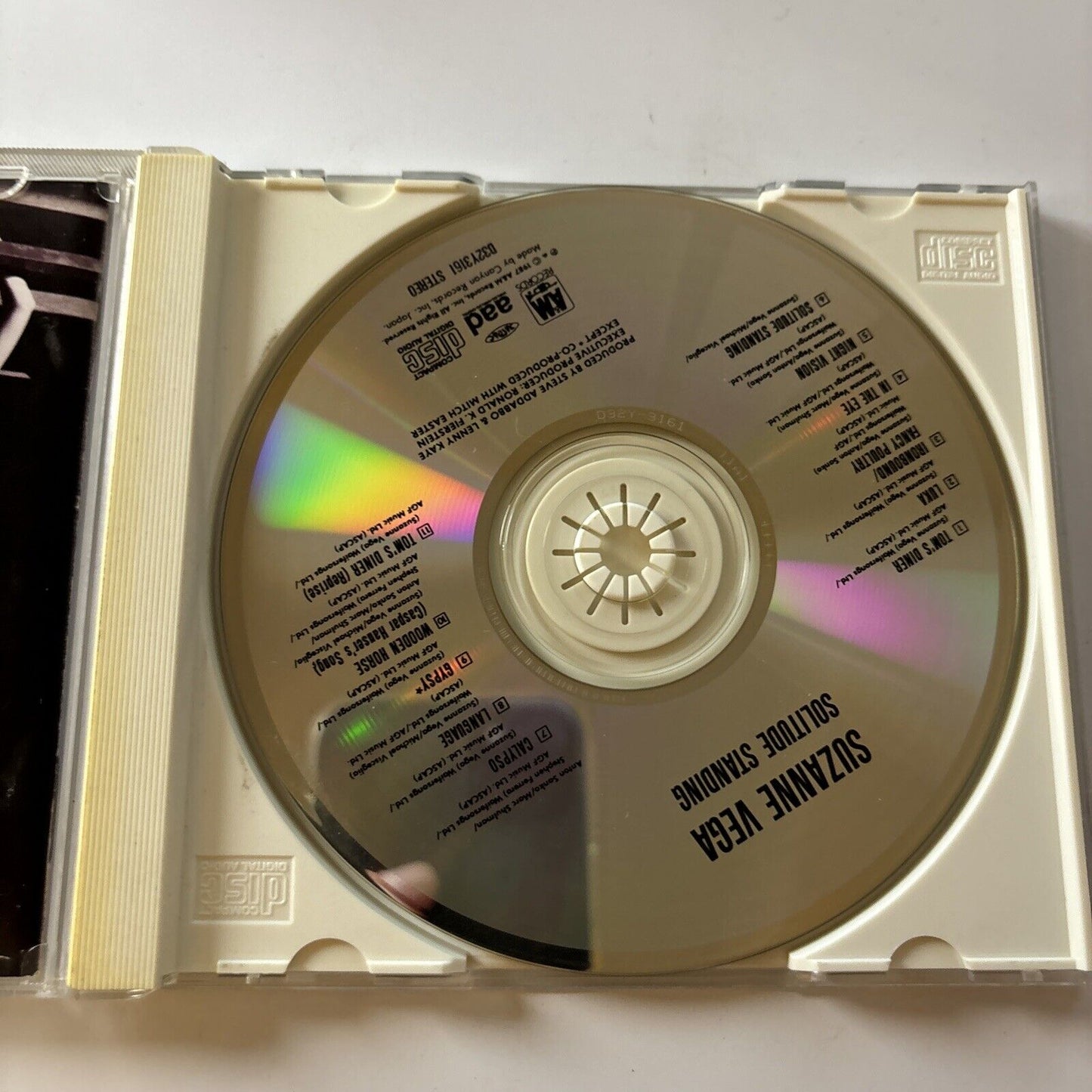 Suzanne Vega - Solitude Standing (CD, 1987) Japan D32y-3161