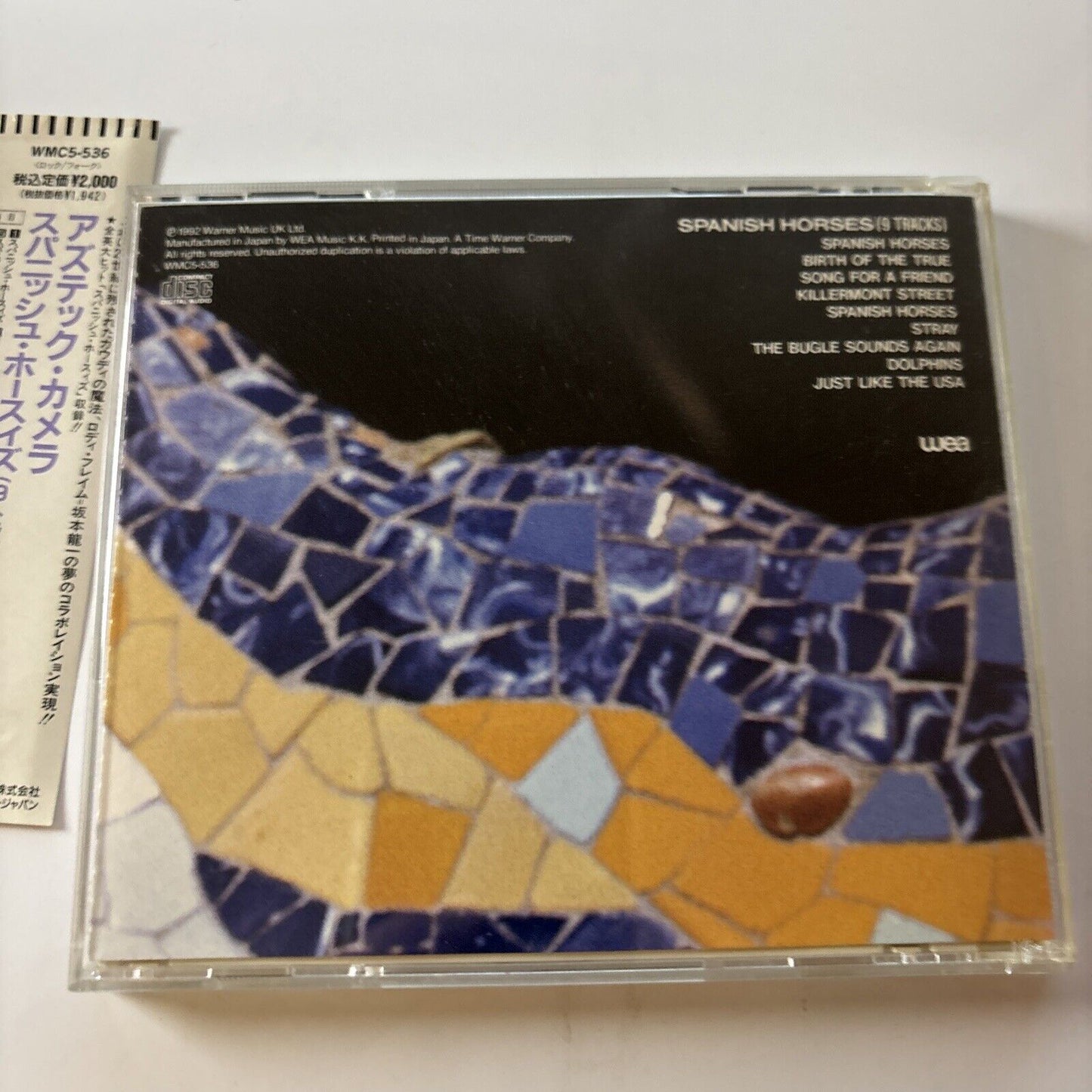 Aztec Camera - Spanish Horses (CD, 1992) Obi Japan Wmc5-536
