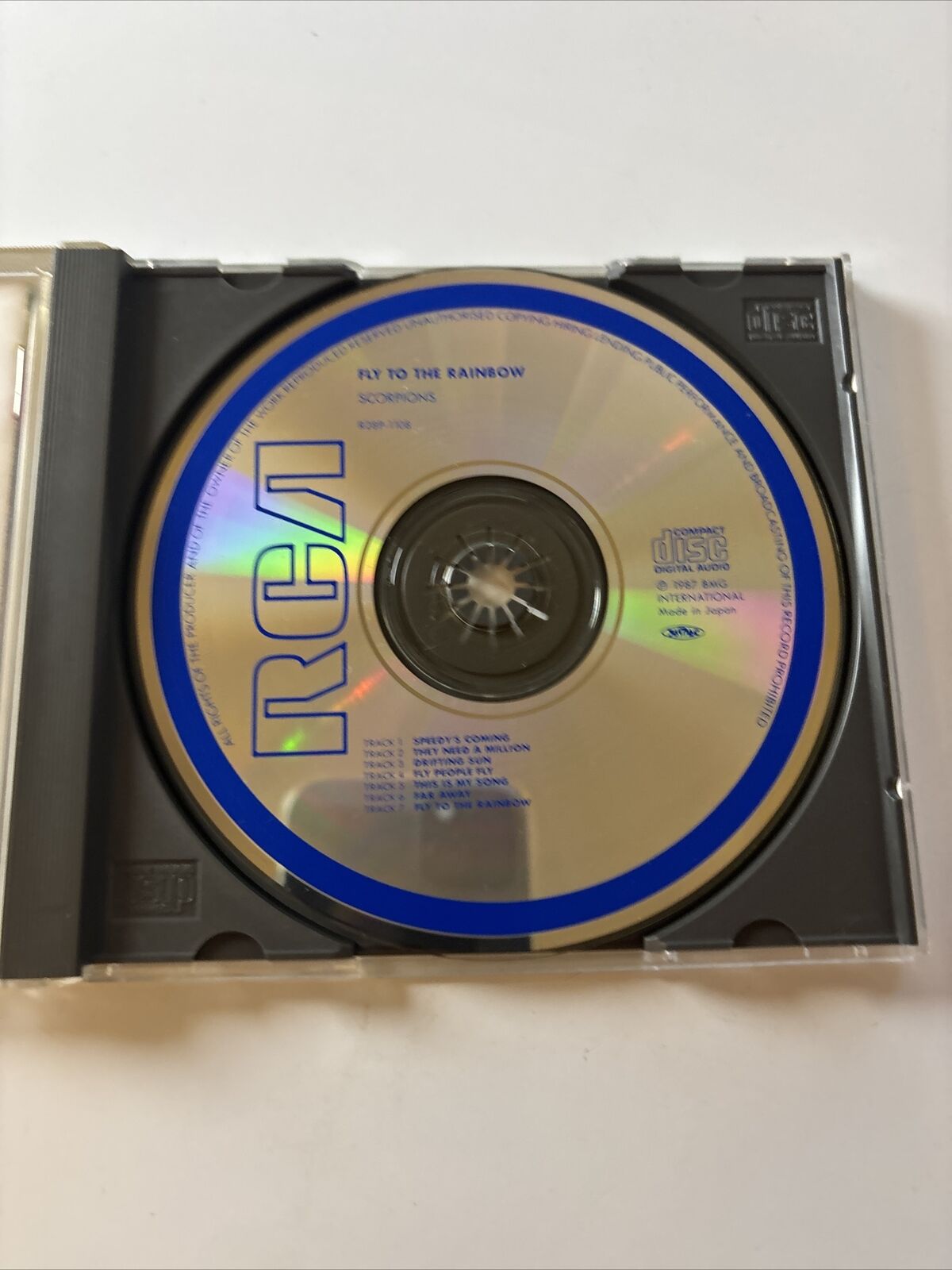 Scorpions - Fly To The Rainbow (CD, 1987) Japan R28p-1108