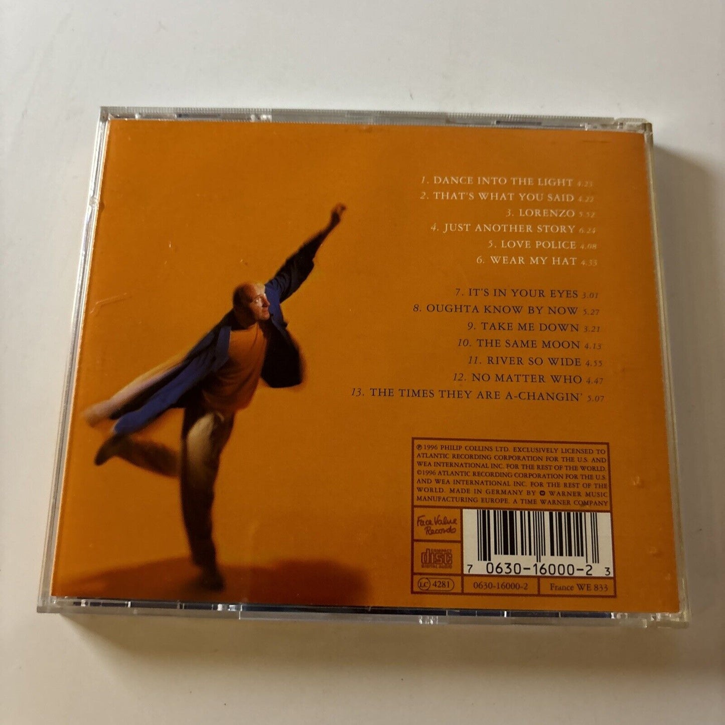 Phil Collins - Dance into the Light (CD, 1996)