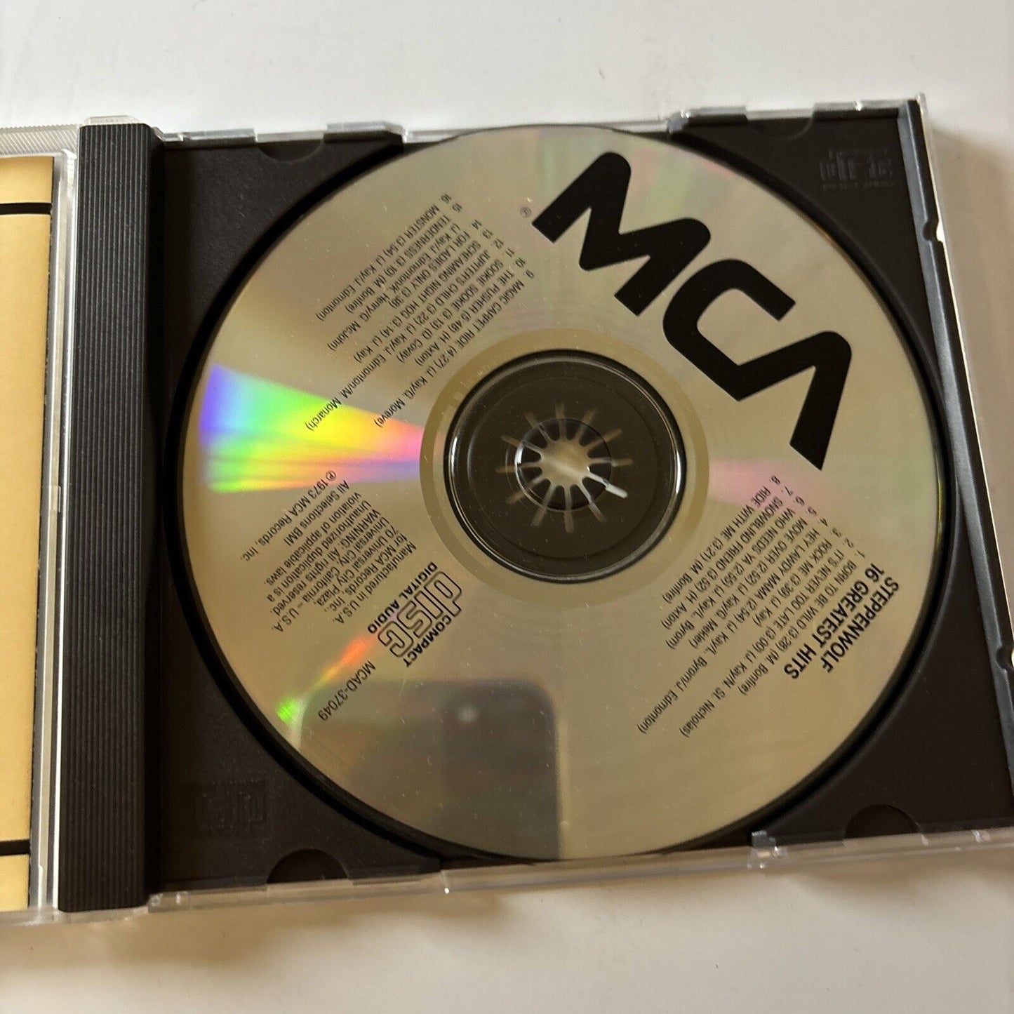 Steppenwolf - 16 Greatest Hits (CD, 1985) Mcad-37049