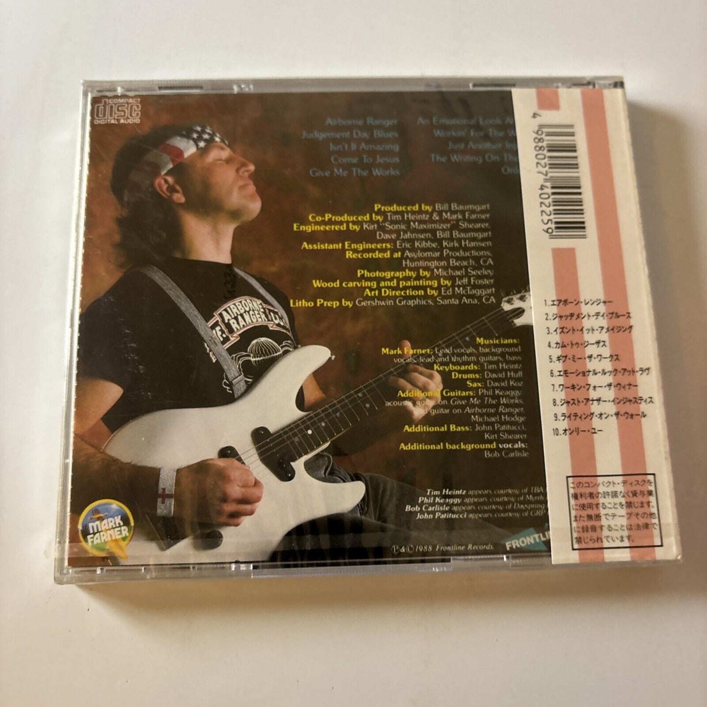 Mark Farner - Just Another Injustice (CD, 1988) Japan Obi 28gd-7025 *New Sealed*