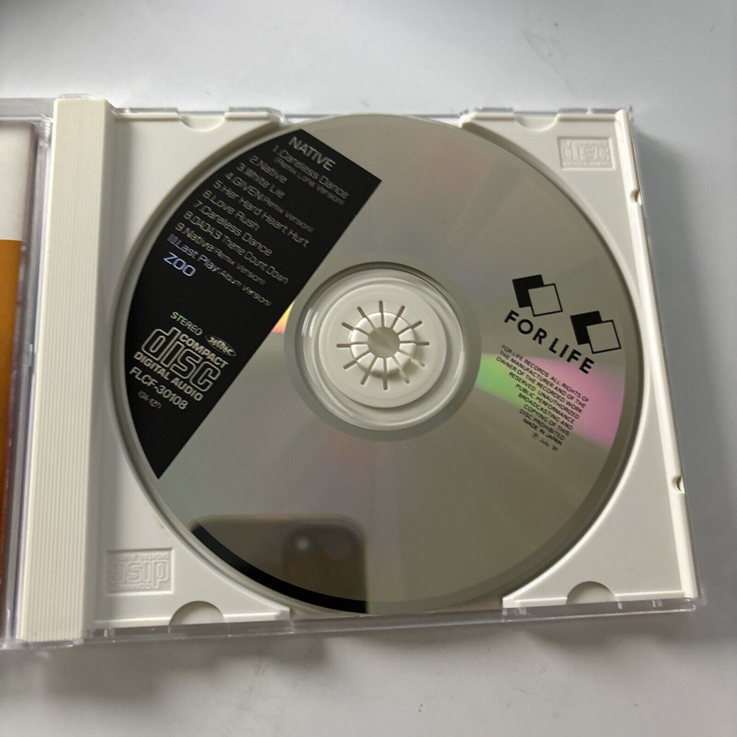 Zoo - Native (CD, 1991) Japan Flcf-30108