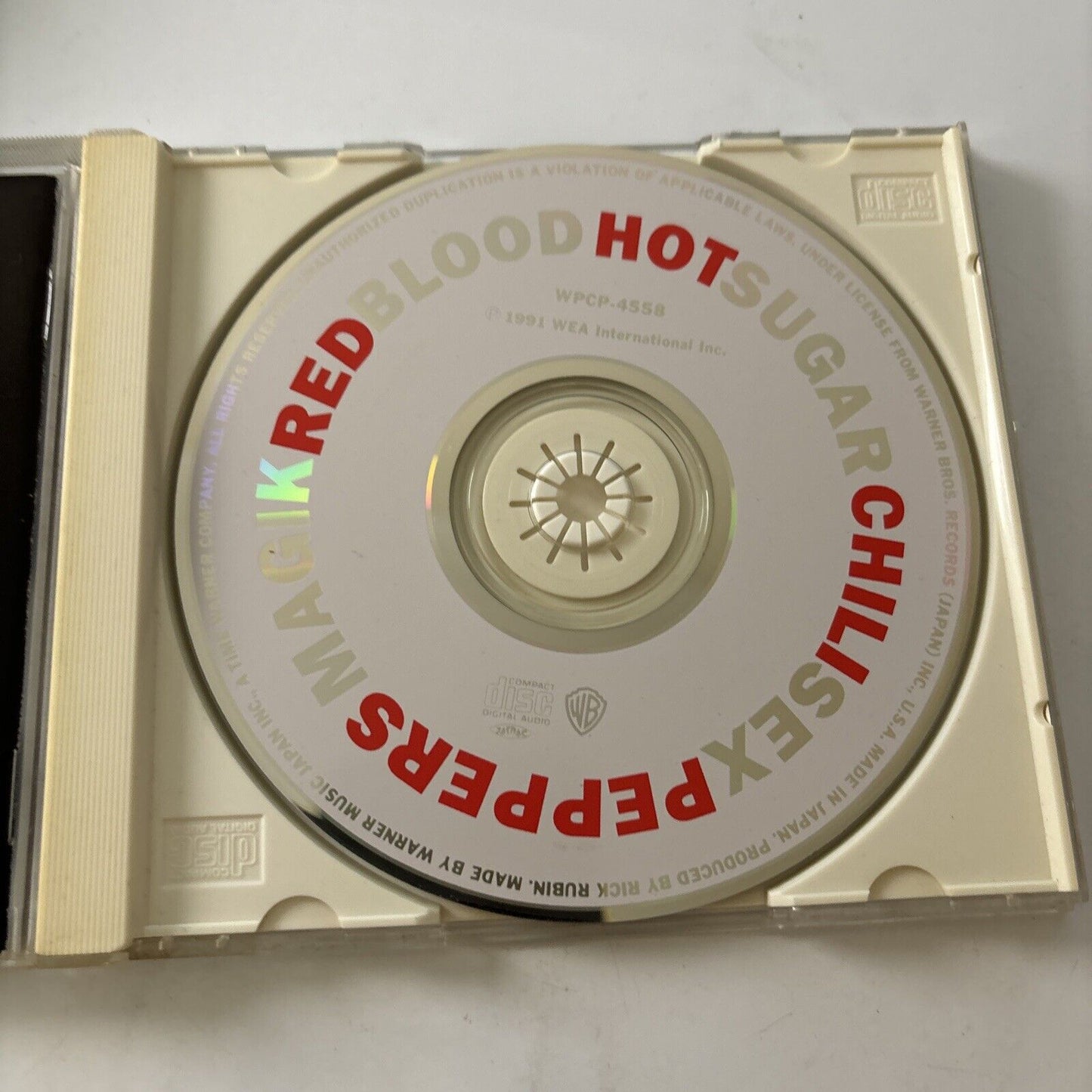 Red Hot Chili Peppers - Blood Sugar Sex Magik (CD, 1991) Japan Wpcp-4558
