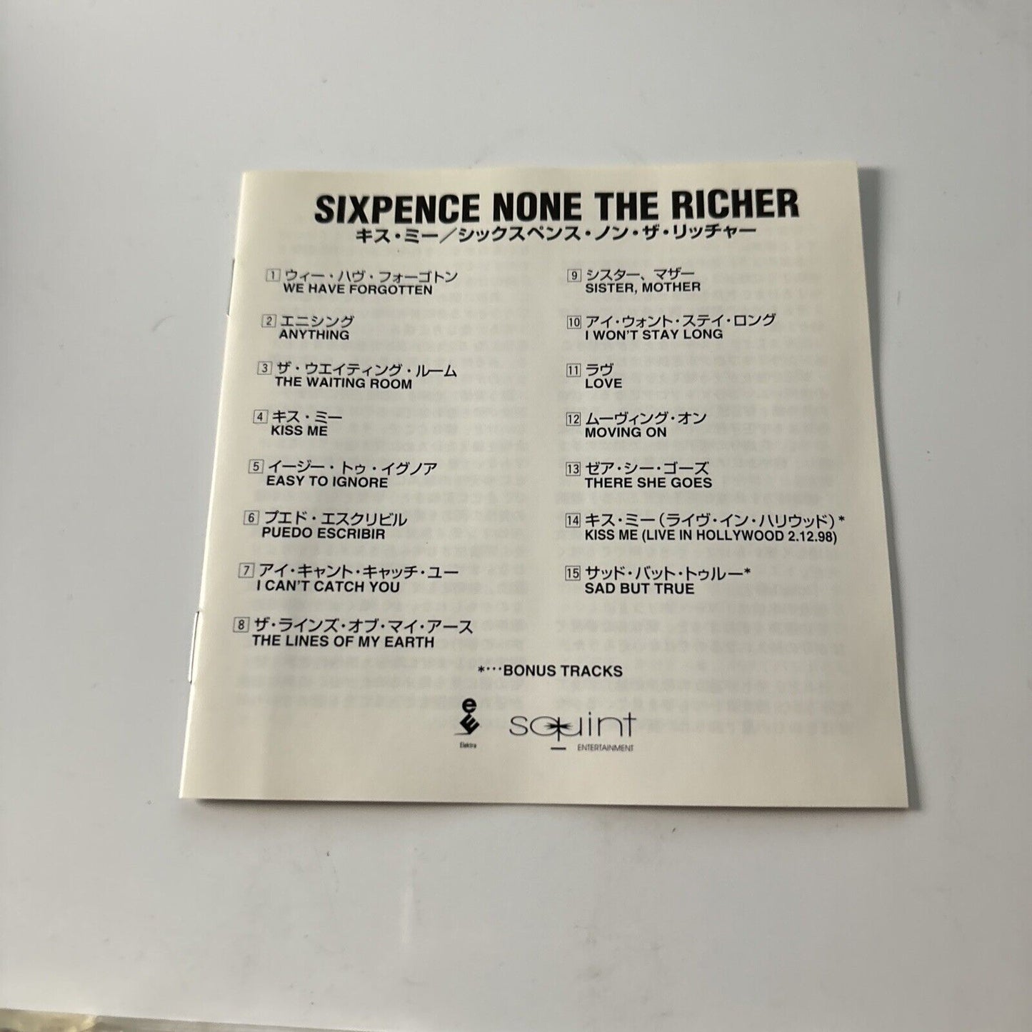 Sixpence None The Richer (CD, 1997) Japan Amcy-7056