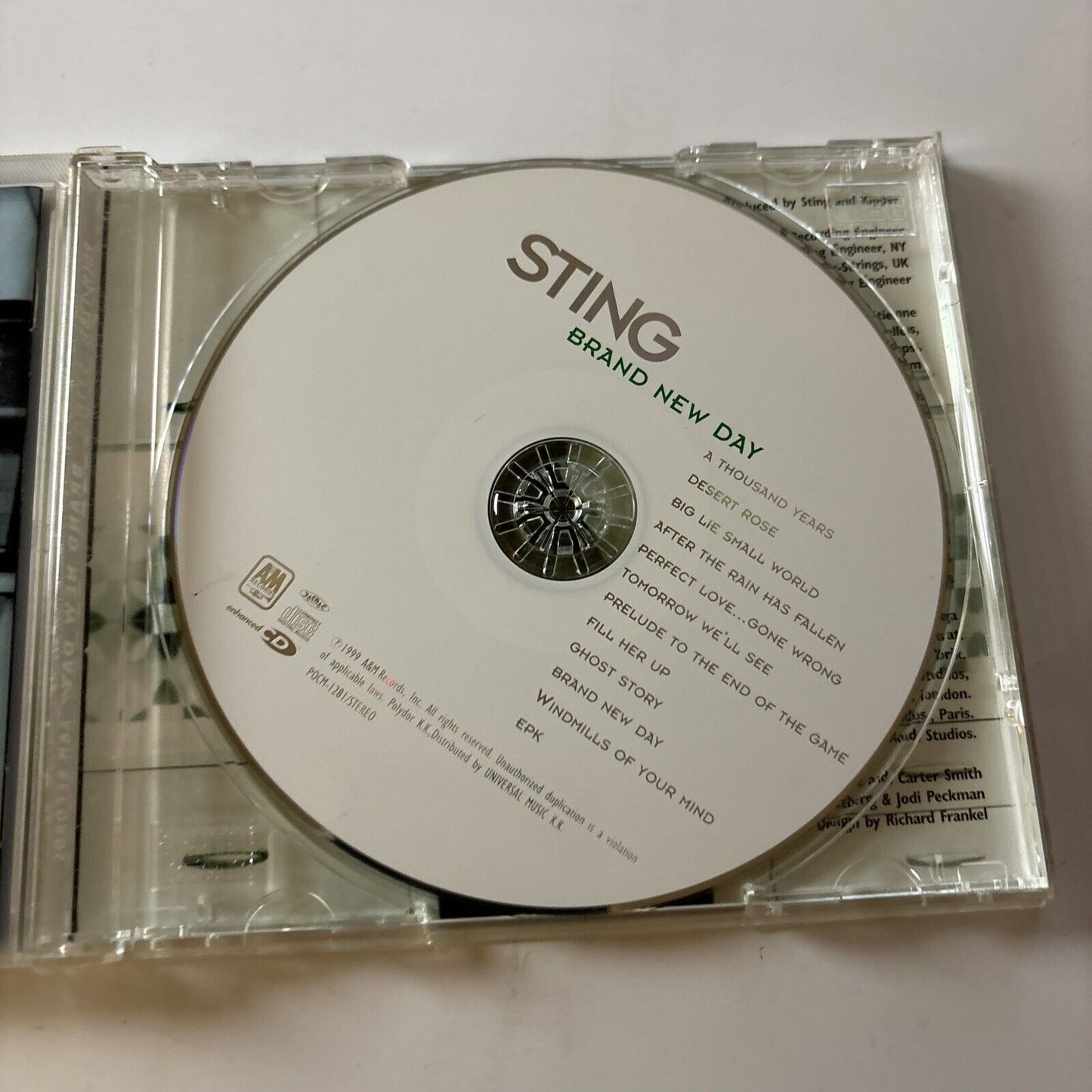 Sting - Brand New Day (CD, 1999) Pocm-1281 Japan