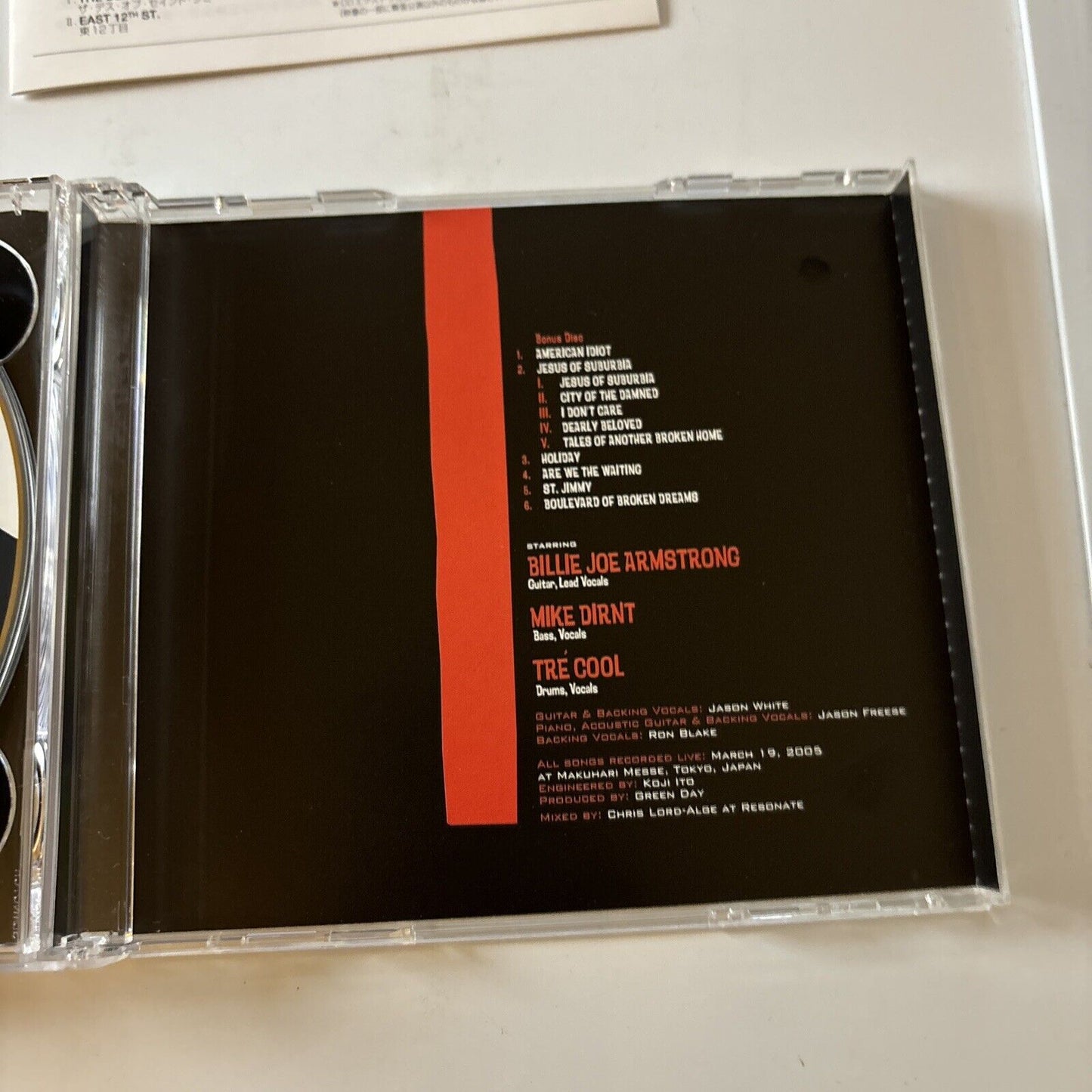 Green Day - American Idiot - Bonus Disc (CD, 2005) Japan Obi Wpcr-12106-7