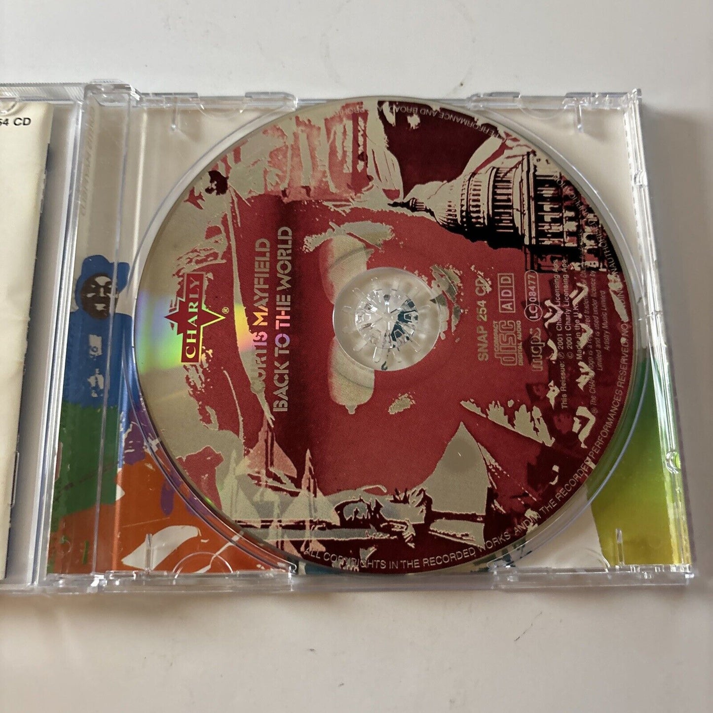 Curtis Mayfield - Back to the World (CD, 2006) Snap-254-cd